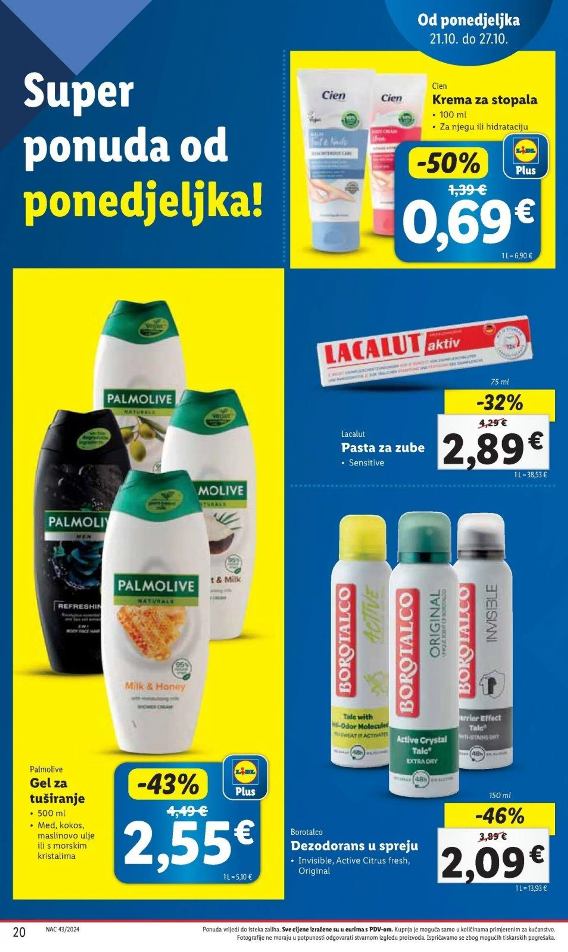 Katalog Lidl katalog do 27.10.2024 od 17. listopada do 27. listopada 2024. - Pregled Stranica 20