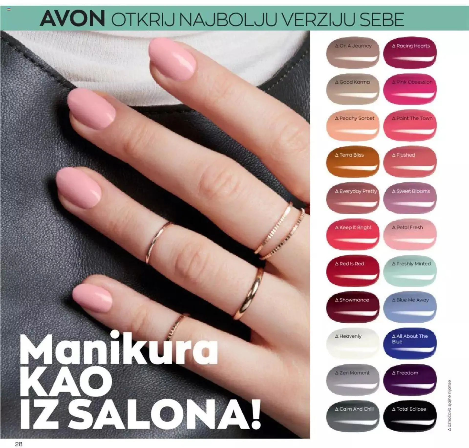 Katalog Avon katalog - Make-up vodič od 12. siječnja do 31. prosinca 2024. - Pregled Stranica 28