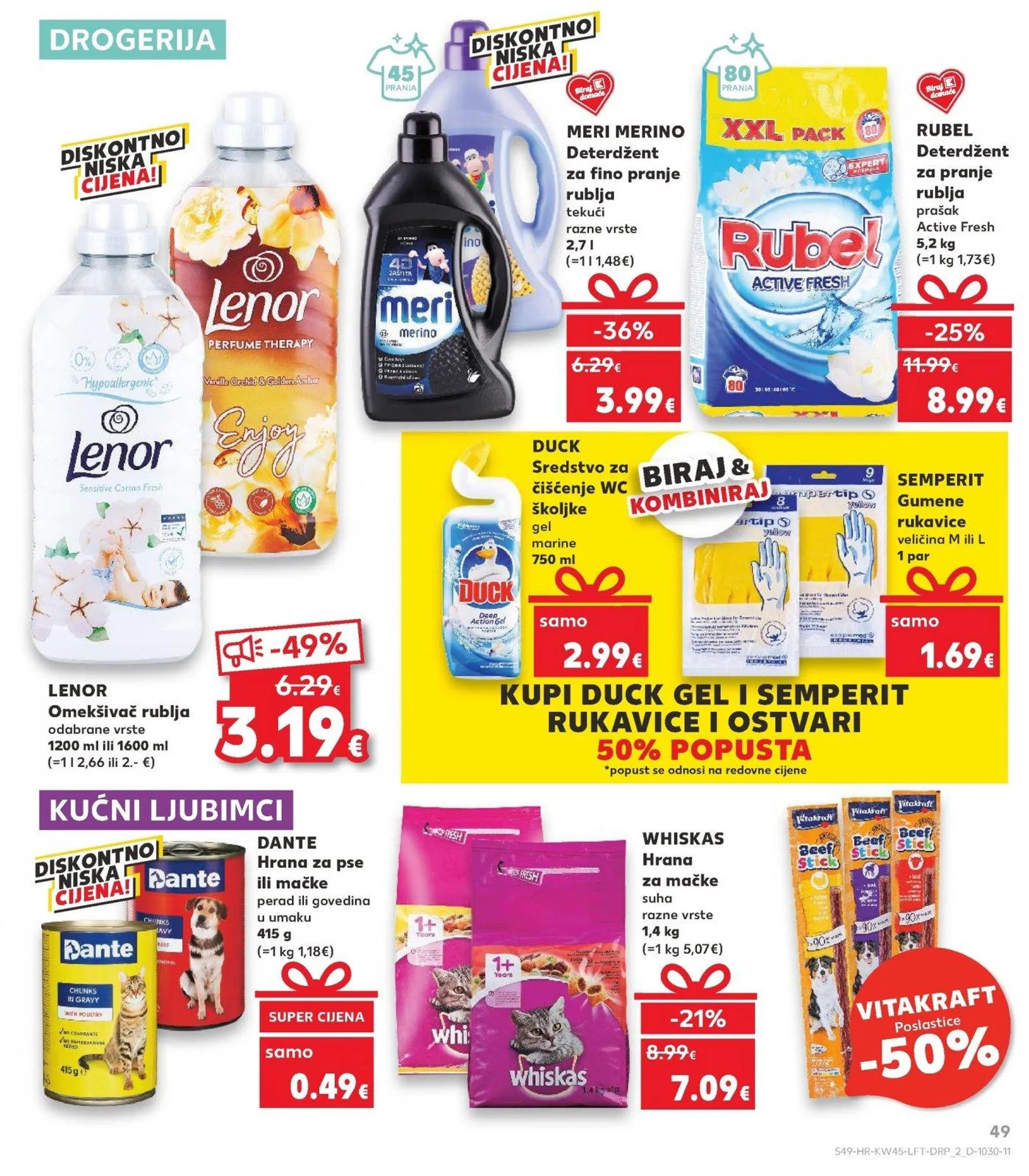 Katalog Kaufland katalog do 12.11.2024 od 6. studenoga do 12. studenoga 2024. - Pregled Stranica 49