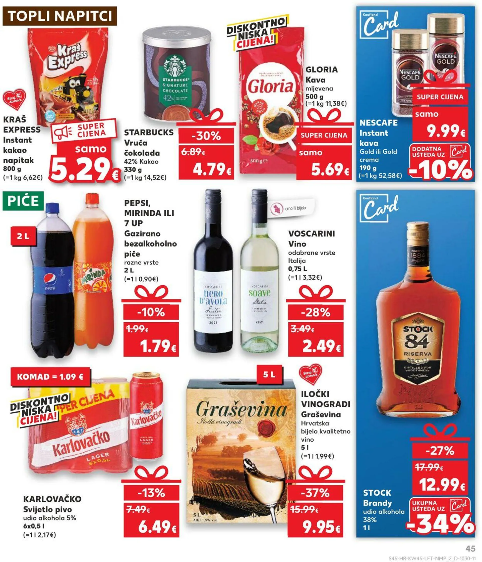 Katalog Kaufland od 6. studenoga do 12. studenoga 2024. - Pregled Stranica 45