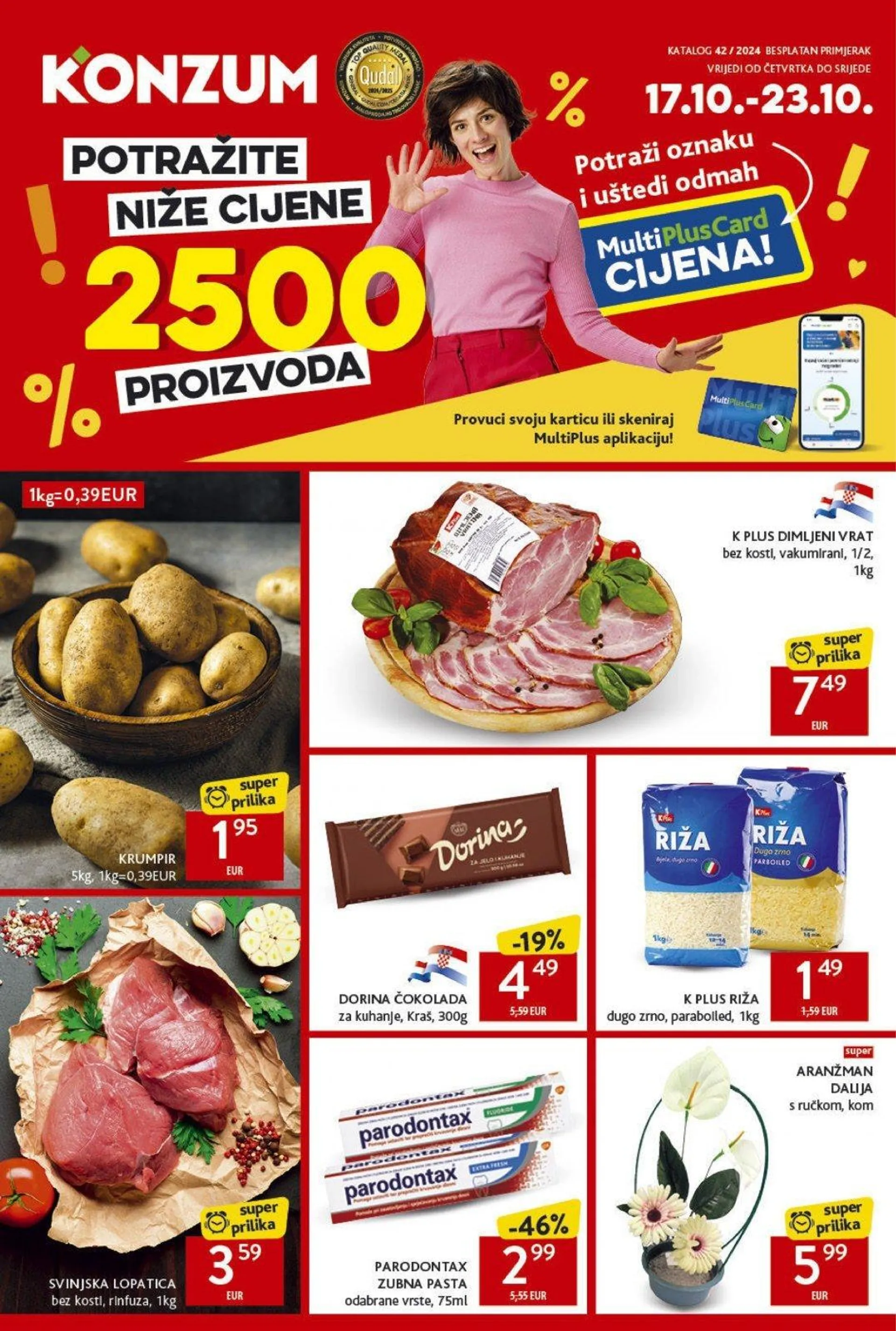 Katalog Konzum katalog do 23.10.2024 od 17. listopada do 23. listopada 2024. - Pregled Stranica 1