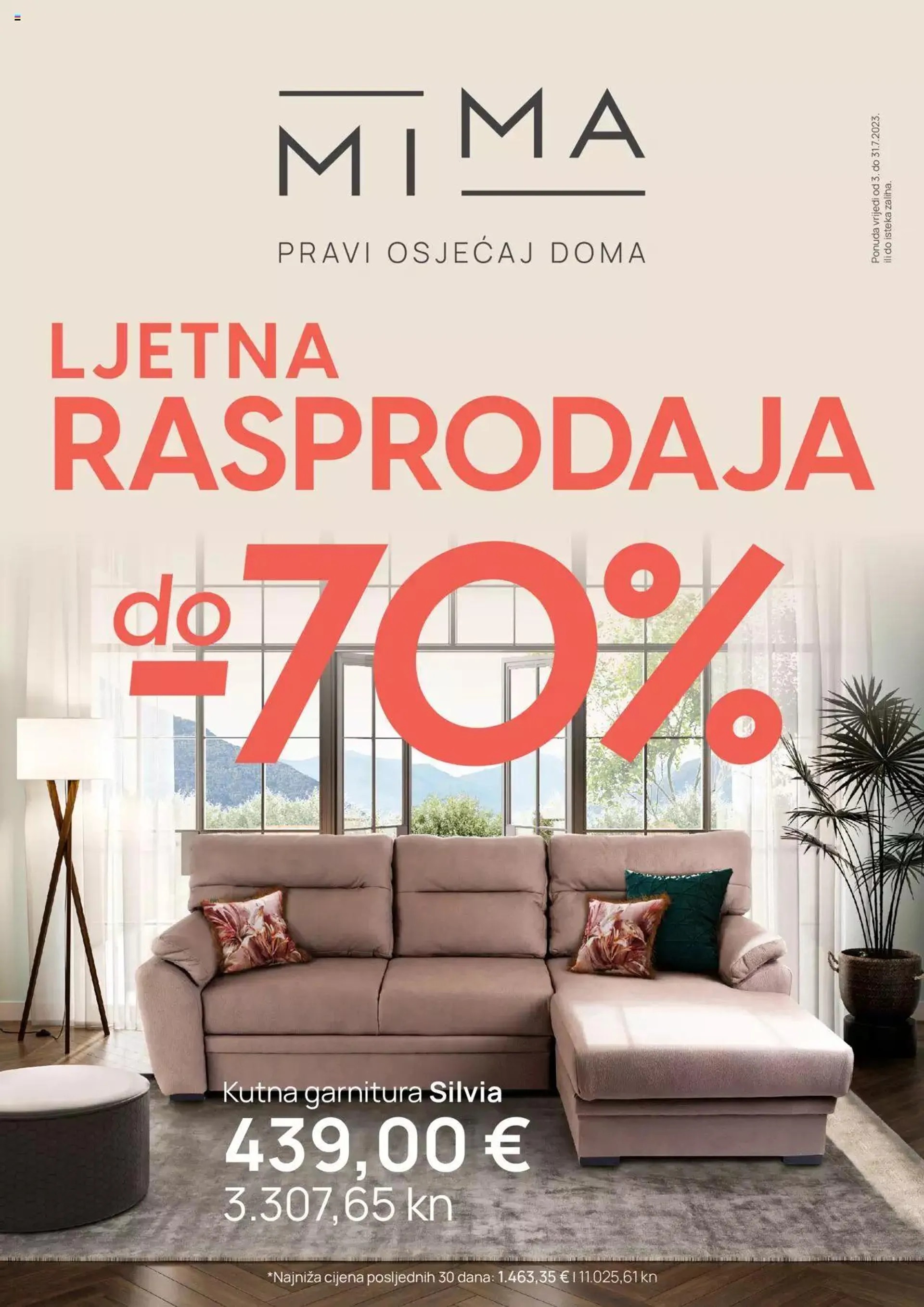 Katalog Katalog Mima namještaj od 3. srpnja do 31. srpnja 2023. - Pregled Stranica 1