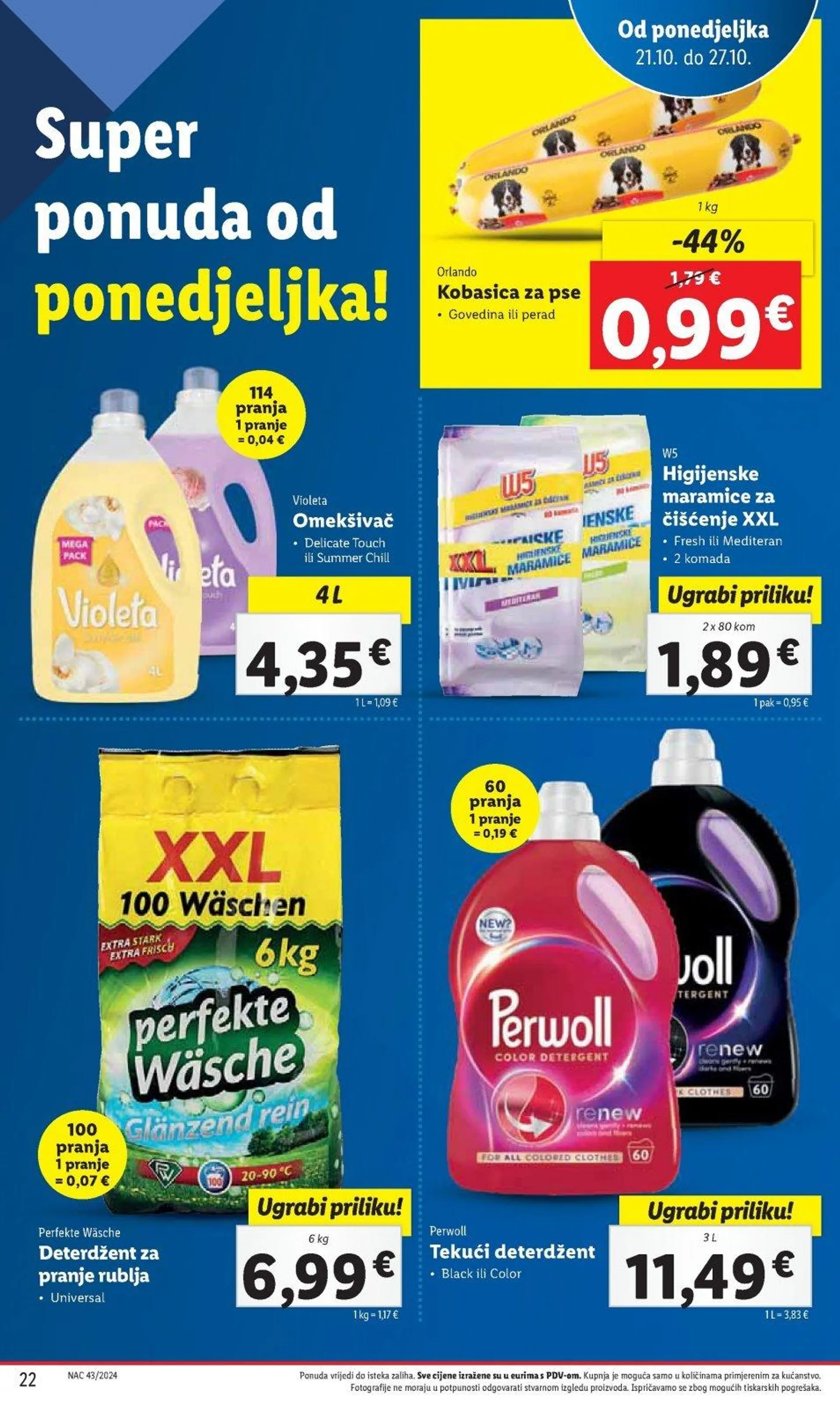 Katalog Lidl katalog do 27.10.2024 od 17. listopada do 27. listopada 2024. - Pregled Stranica 22