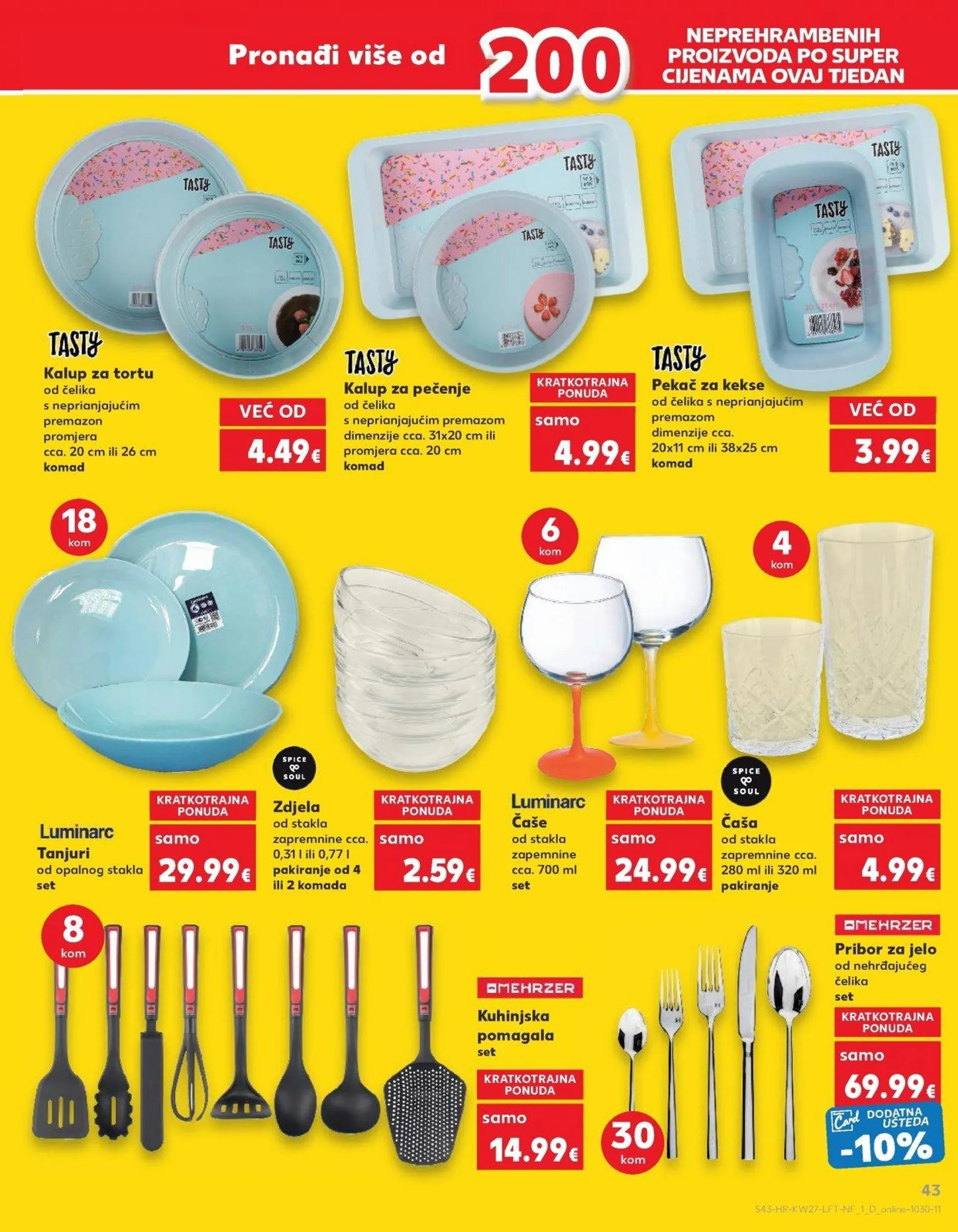 Katalog Kaufland katalog do 09.07.2024 od 3. srpnja do 9. srpnja 2024. - Pregled Stranica 43