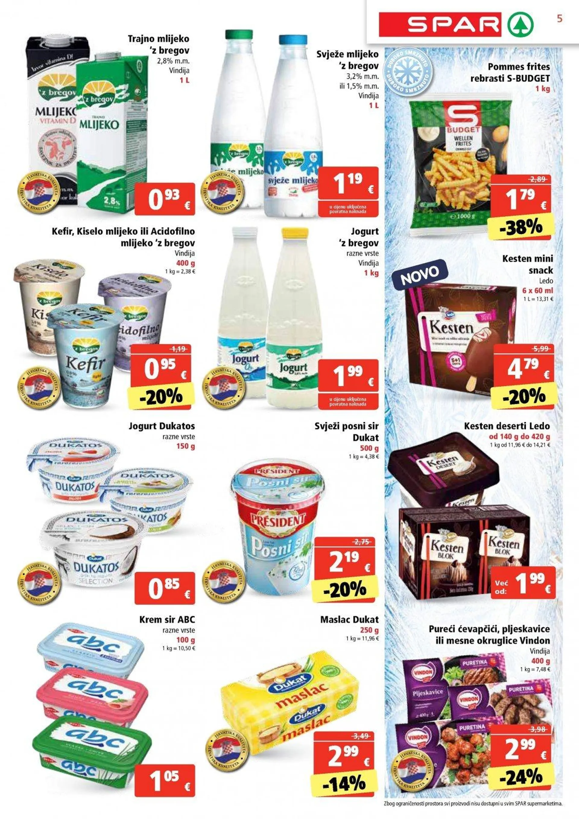 Katalog Spar katalog do 29.10.2024 od 23. listopada do 29. listopada 2024. - Pregled Stranica 5