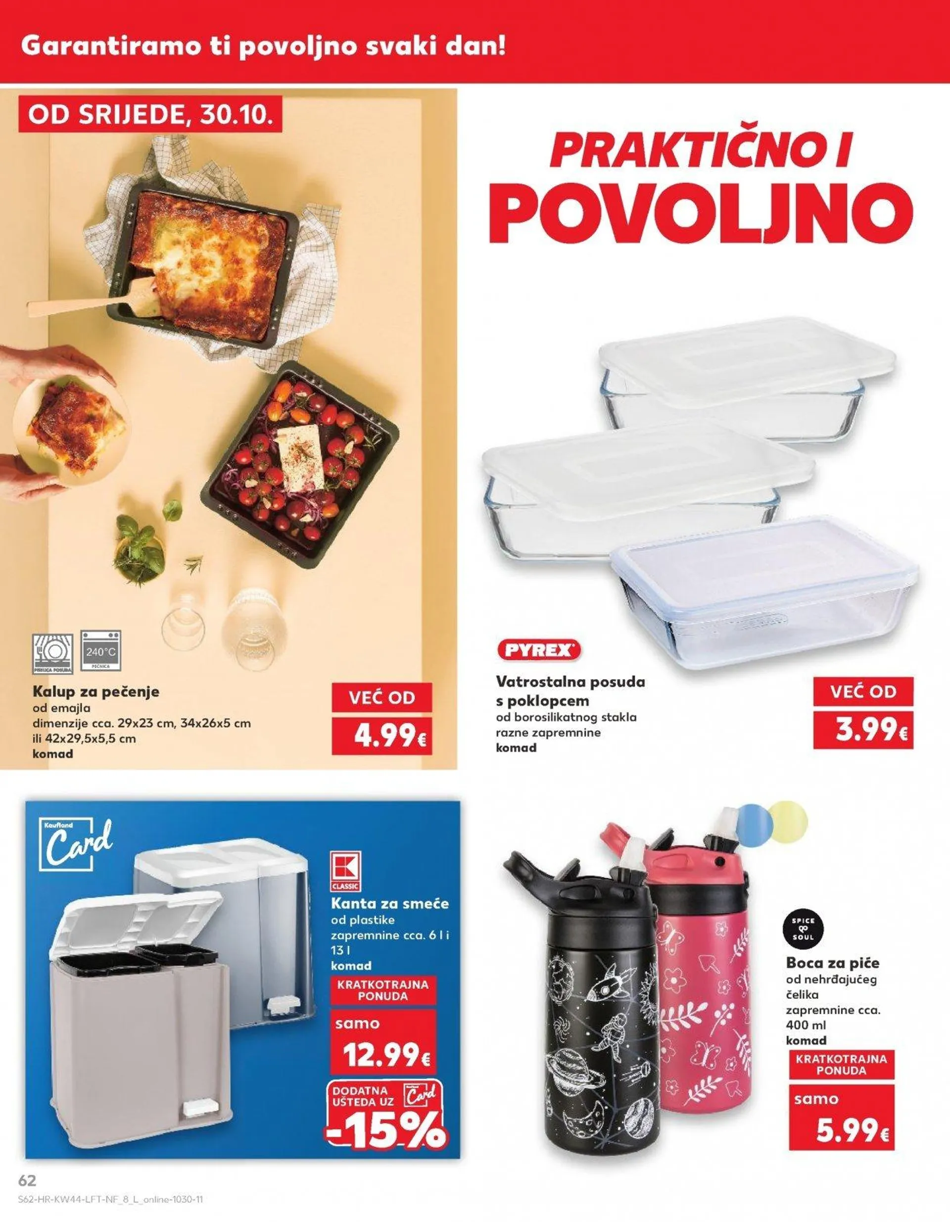 Katalog Kaufland katalog do 05.11.2024 od 30. listopada do 5. studenoga 2024. - Pregled Stranica 62