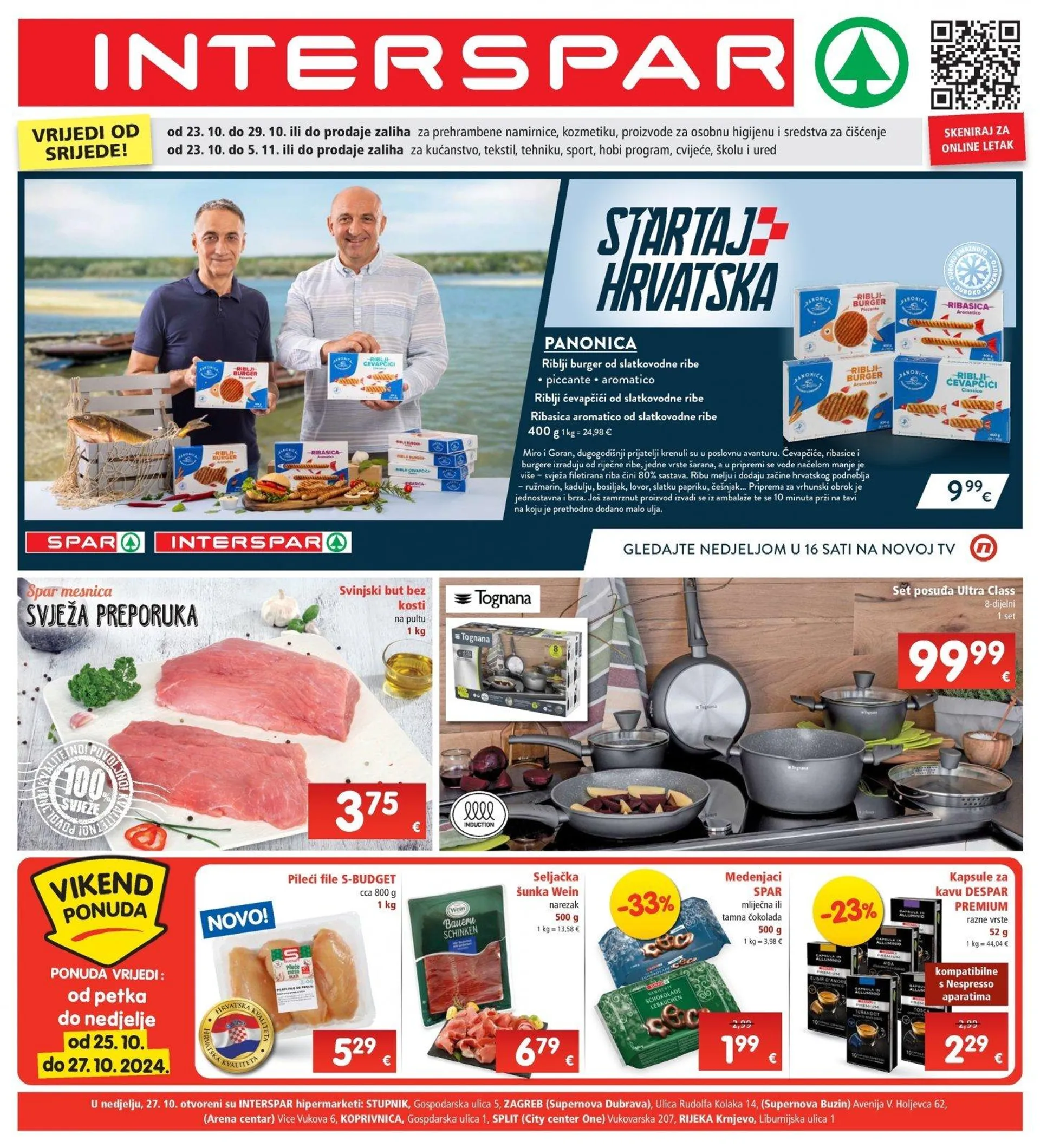 Katalog Interspar katalog do 29.10.2024 od 23. listopada do 29. listopada 2024. - Pregled Stranica 1