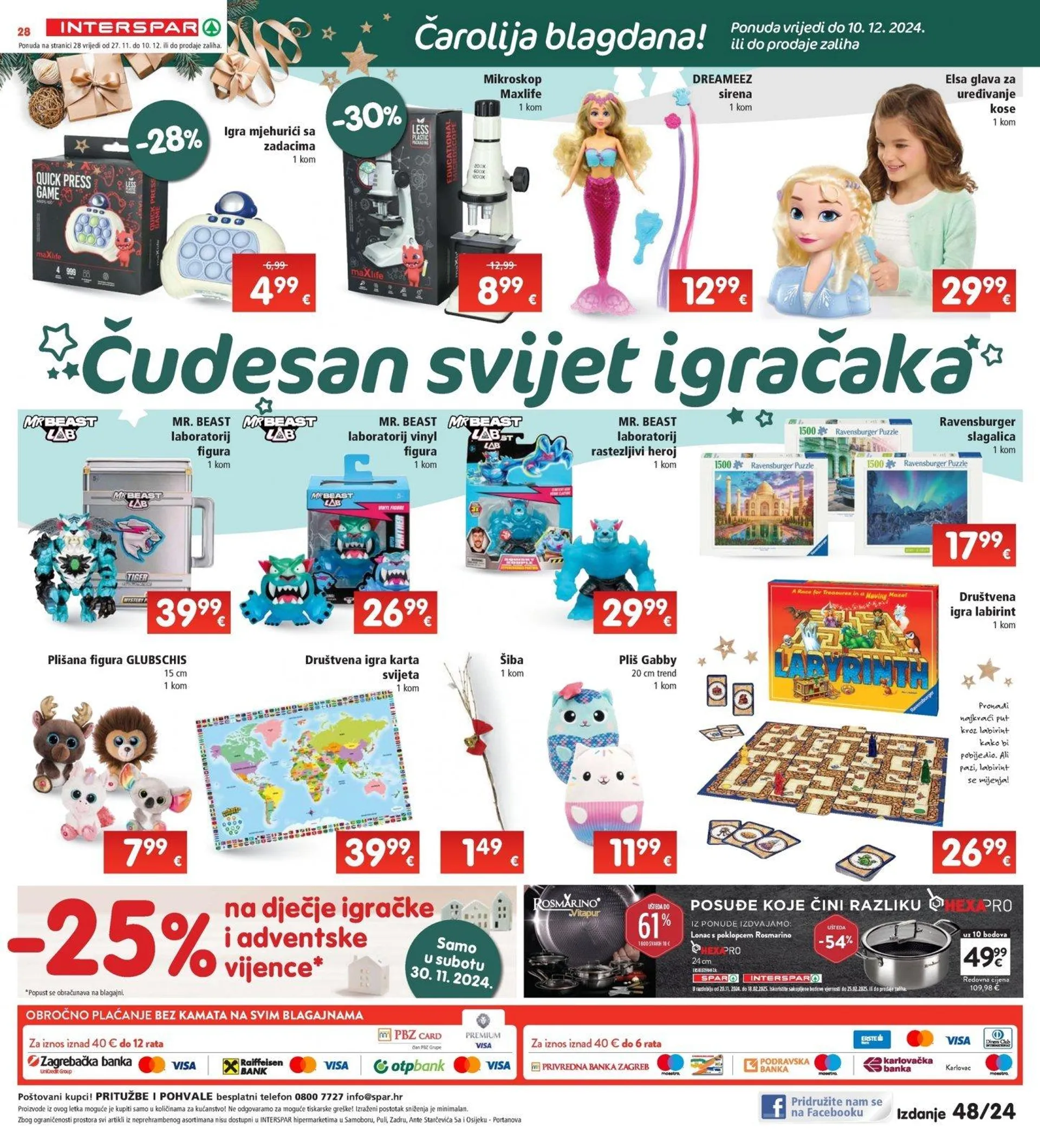 Katalog Interspar katalog do 03.12.2024 od 29. studenoga do 3. prosinca 2024. - Pregled Stranica 28