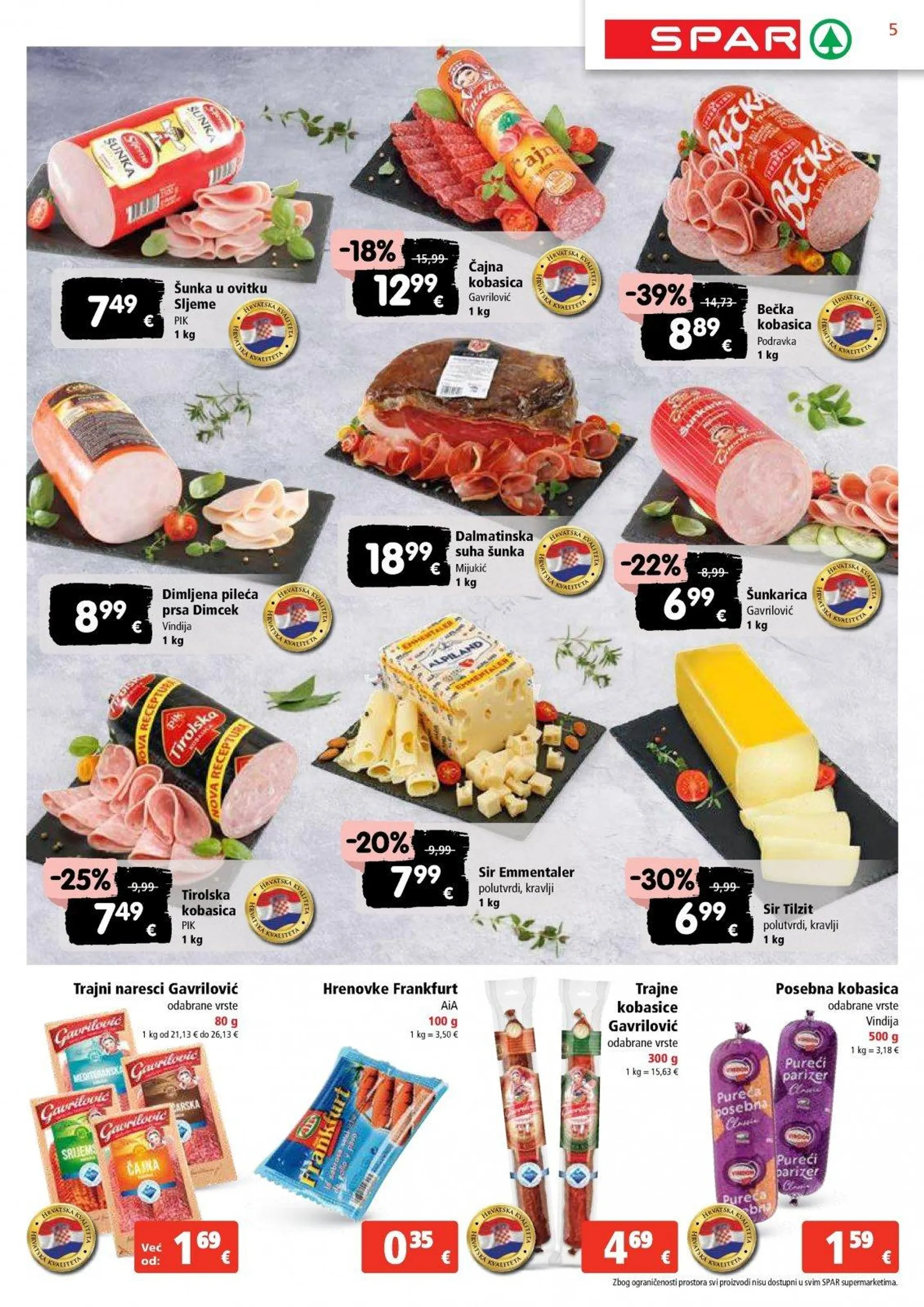 Katalog Spar katalog do 14.01.2025 od 8. siječnja do 14. siječnja 2025. - Pregled Stranica 5