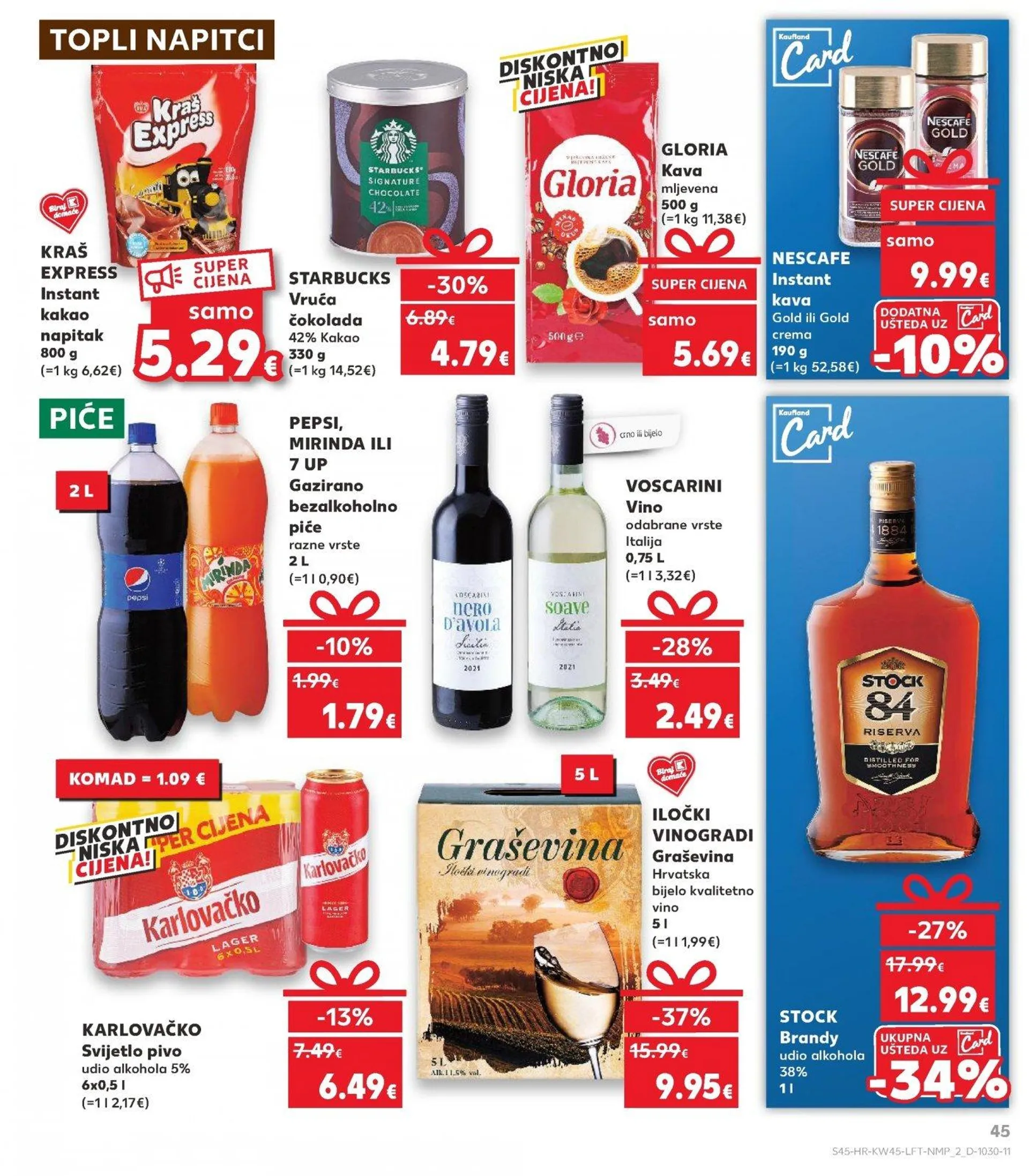 Katalog Kaufland katalog do 12.11.2024 od 6. studenoga do 12. studenoga 2024. - Pregled Stranica 45