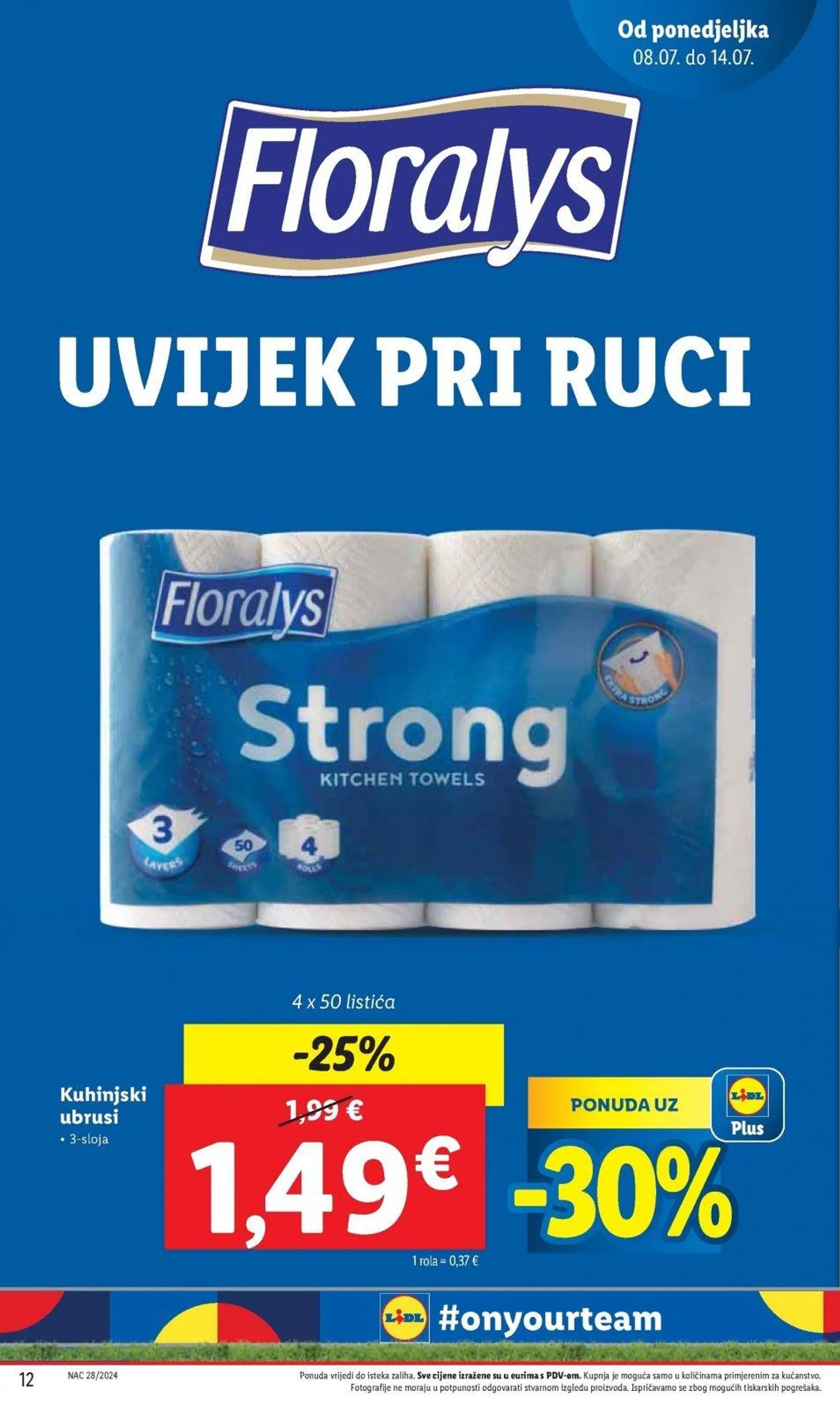 Katalog Lidl katalog do 14.07.2024 od 4. srpnja do 14. srpnja 2024. - Pregled Stranica 12