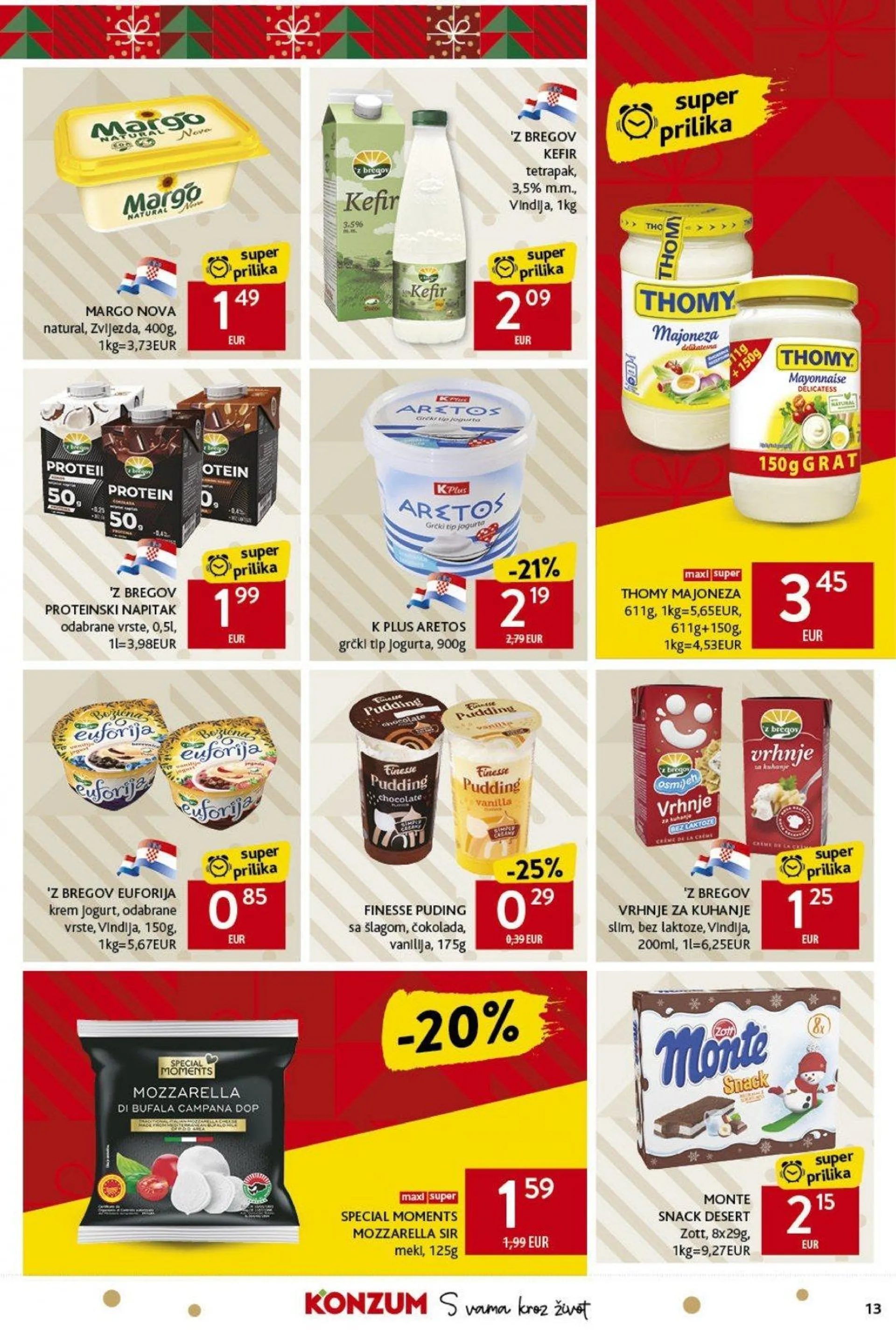 Katalog Konzum katalog do 24.12.2024 od 19. prosinca do 24. prosinca 2024. - Pregled Stranica 13