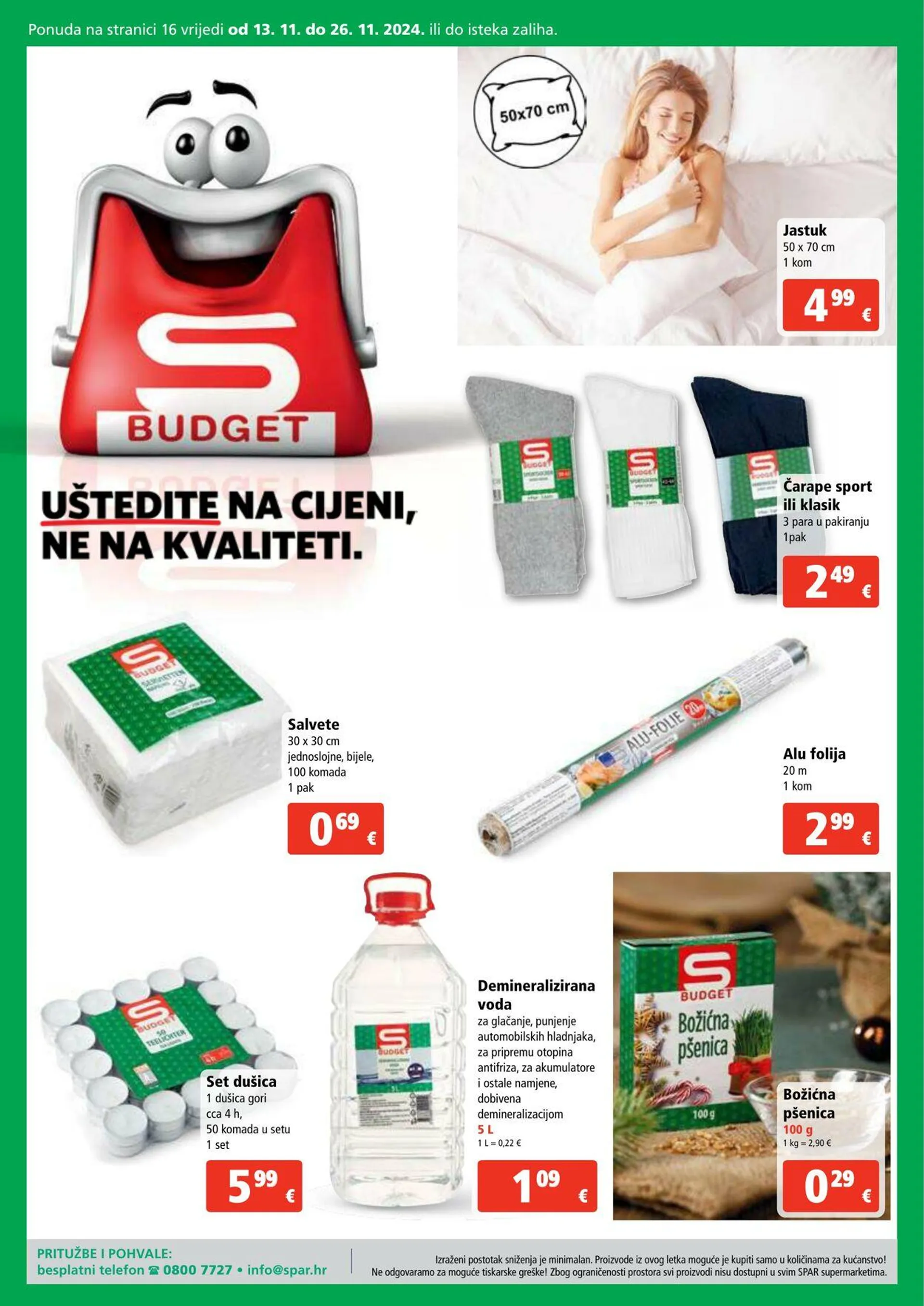 Katalog Spar od 13. studenoga do 19. studenoga 2024. - Pregled Stranica 16