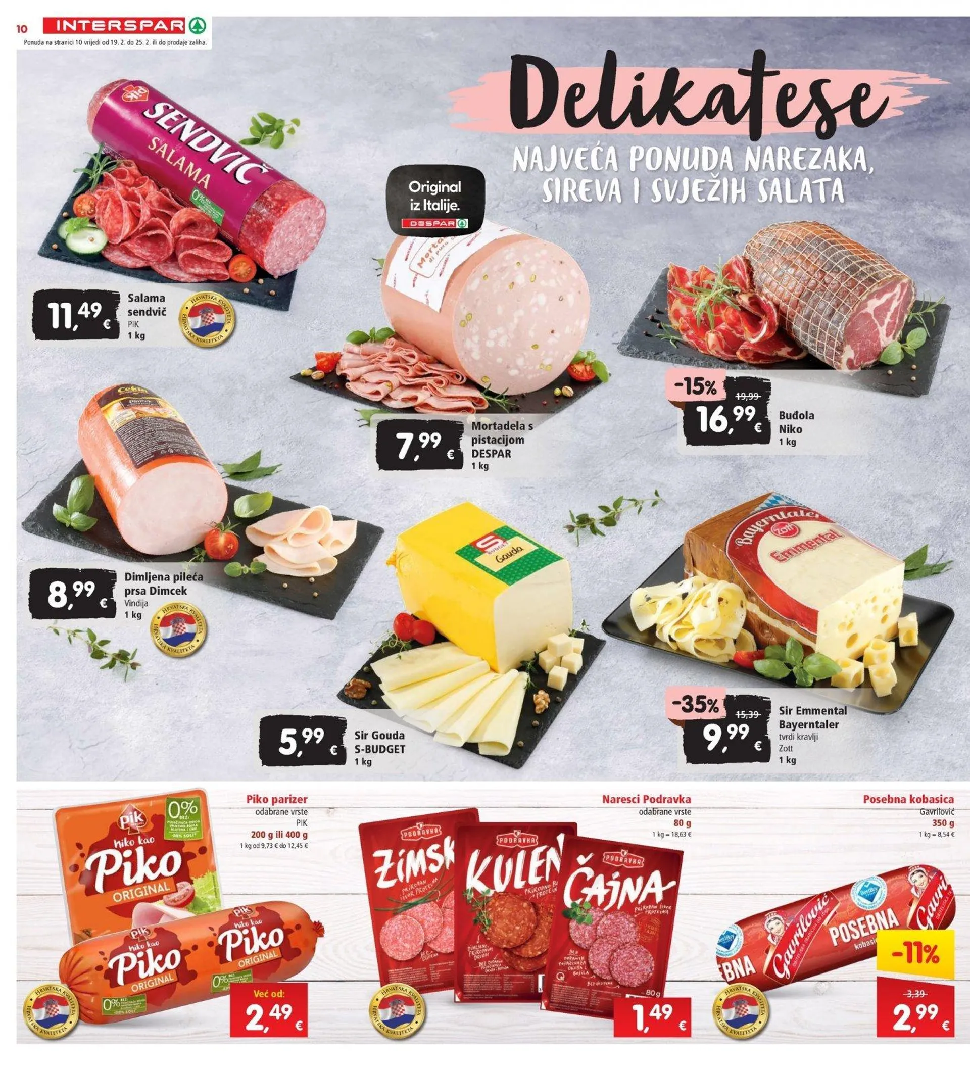 Katalog Interspar katalog do 25.02.2025 od 19. veljače do 25. veljače 2025. - Pregled Stranica 10