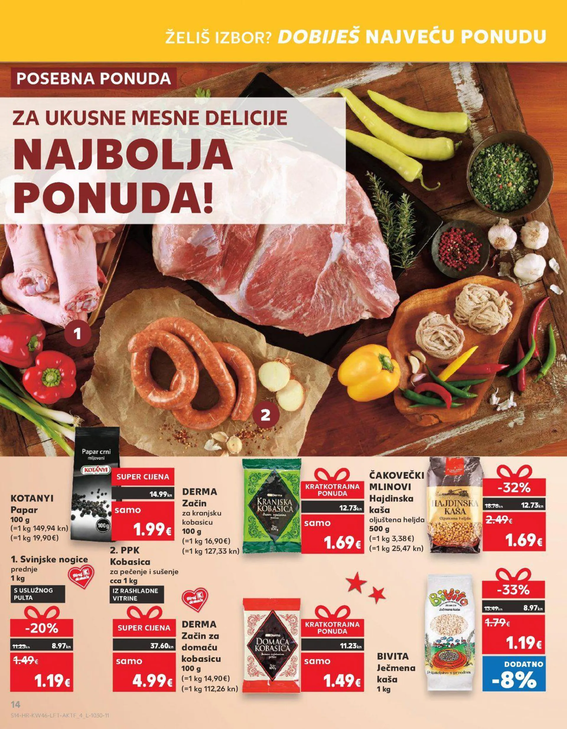 Katalog Kaufland katalog do 21.11.2023 od 15. studenoga do 21. studenoga 2023. - Pregled Stranica 14