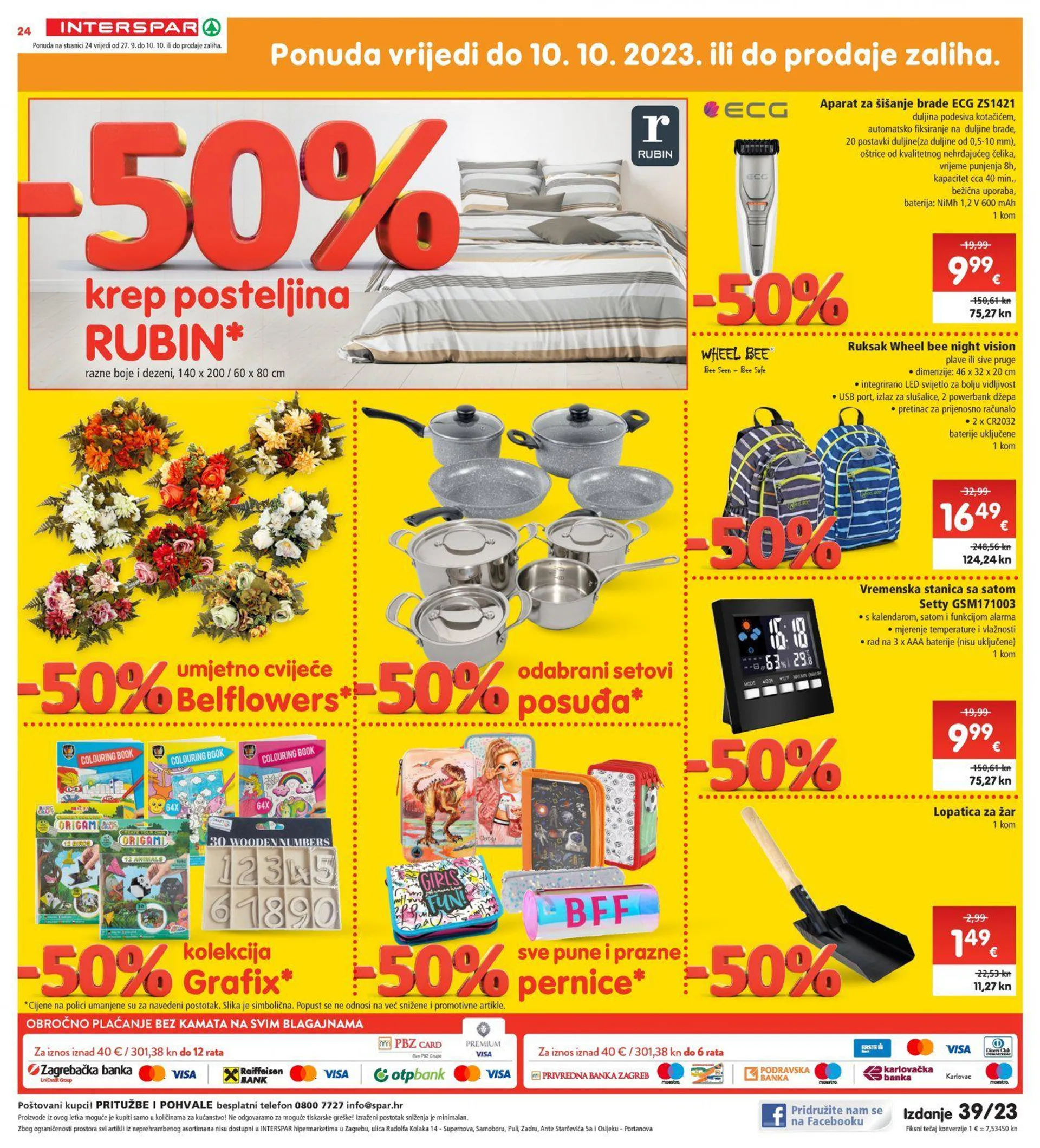 Katalog Interspar katalog do 03.10.2023 od 27. rujna do 3. listopada 2023. - Pregled Stranica 24