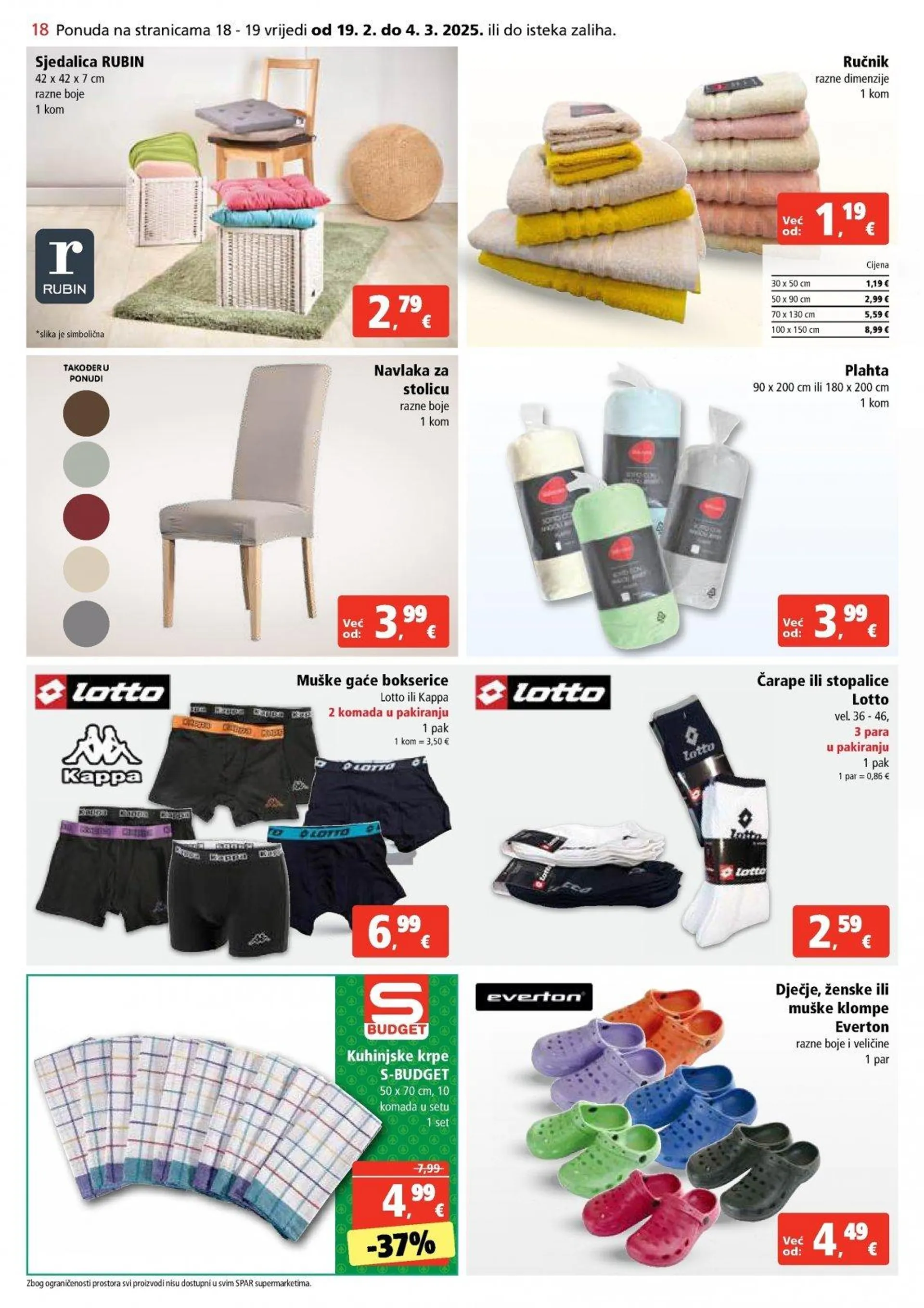 Katalog Spar katalog do 25.02.2025 od 19. veljače do 25. veljače 2025. - Pregled Stranica 18