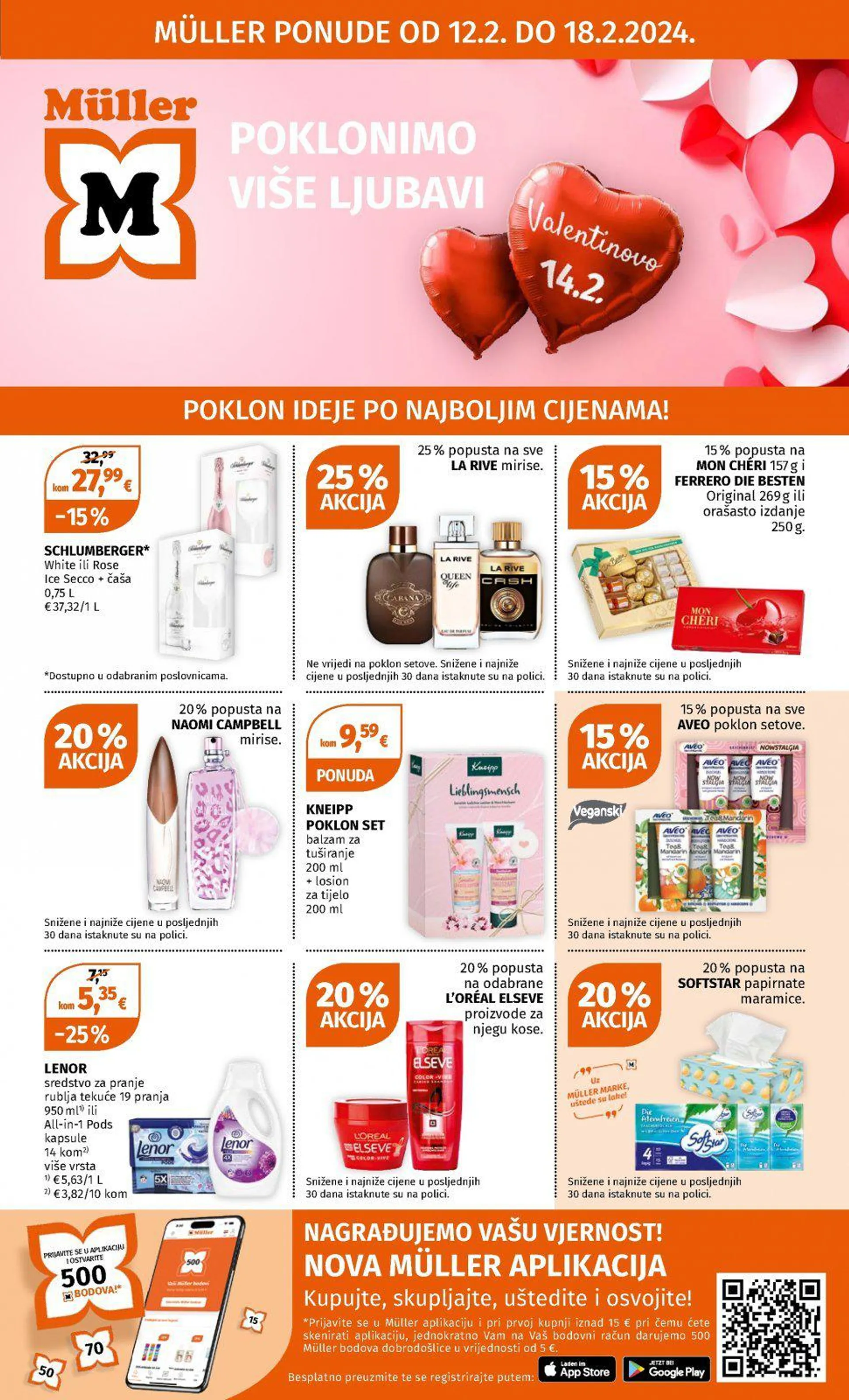 Katalog Müller katalog do 17.02.2024 od 11. veljače do 17. veljače 2024. - Pregled Stranica 1