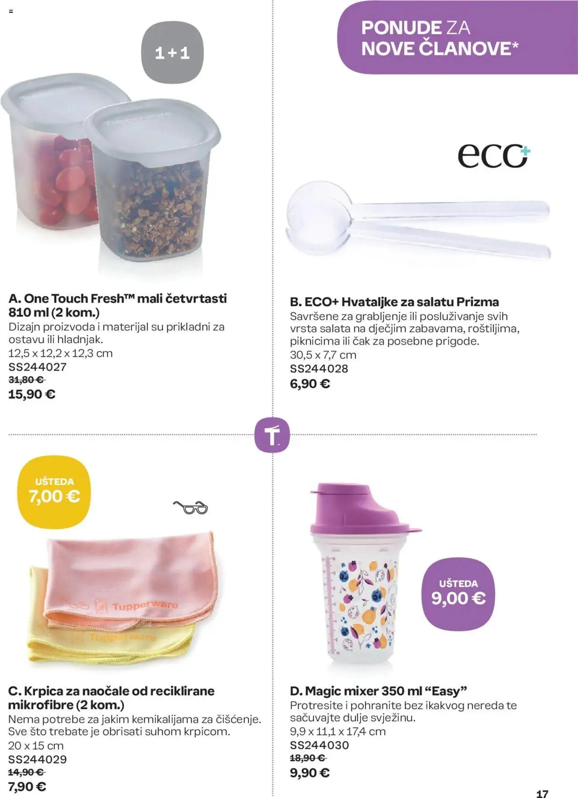 Katalog Katalog Tupperware od 1. listopada do 31. listopada 2024. - Pregled Stranica 17