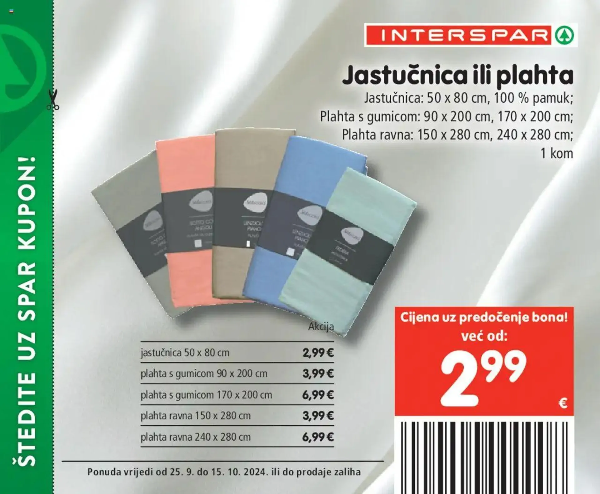 Katalog Posebne pogodnosti Interspar od 25. rujna do 15. listopada 2024. - Pregled Stranica 15