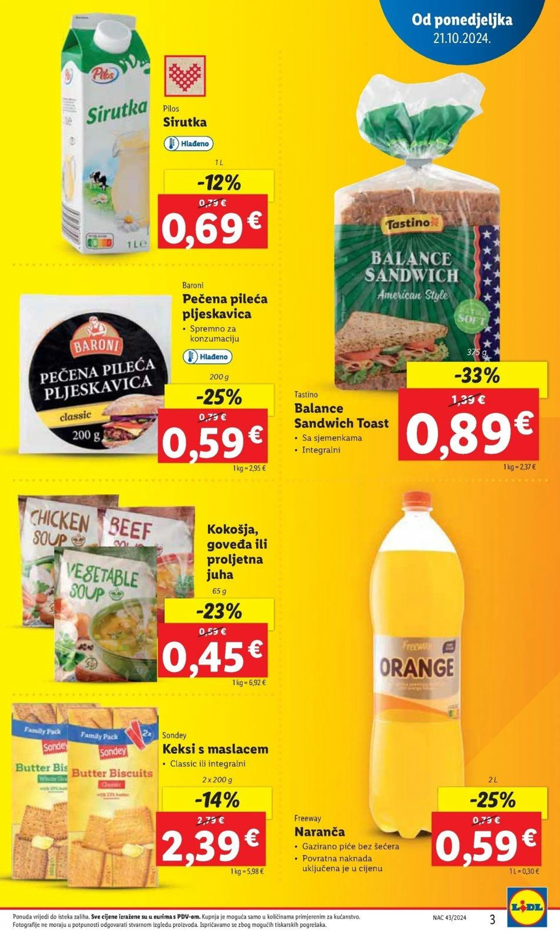 Katalog Lidl katalog do 27.10.2024 od 17. listopada do 27. listopada 2024. - Pregled Stranica 3