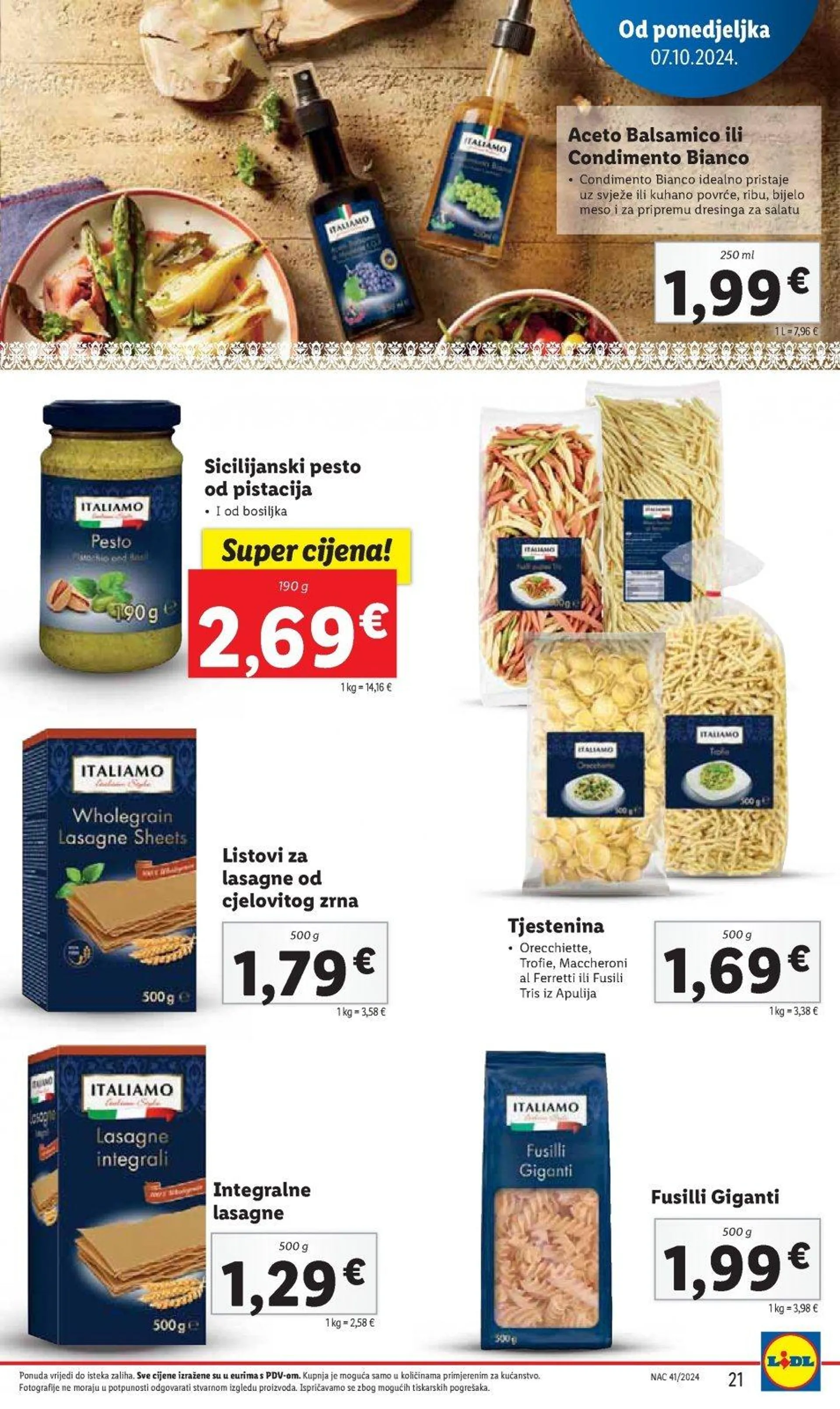 Katalog Lidl katalog do 13.10.2024 od 3. listopada do 13. listopada 2024. - Pregled Stranica 21