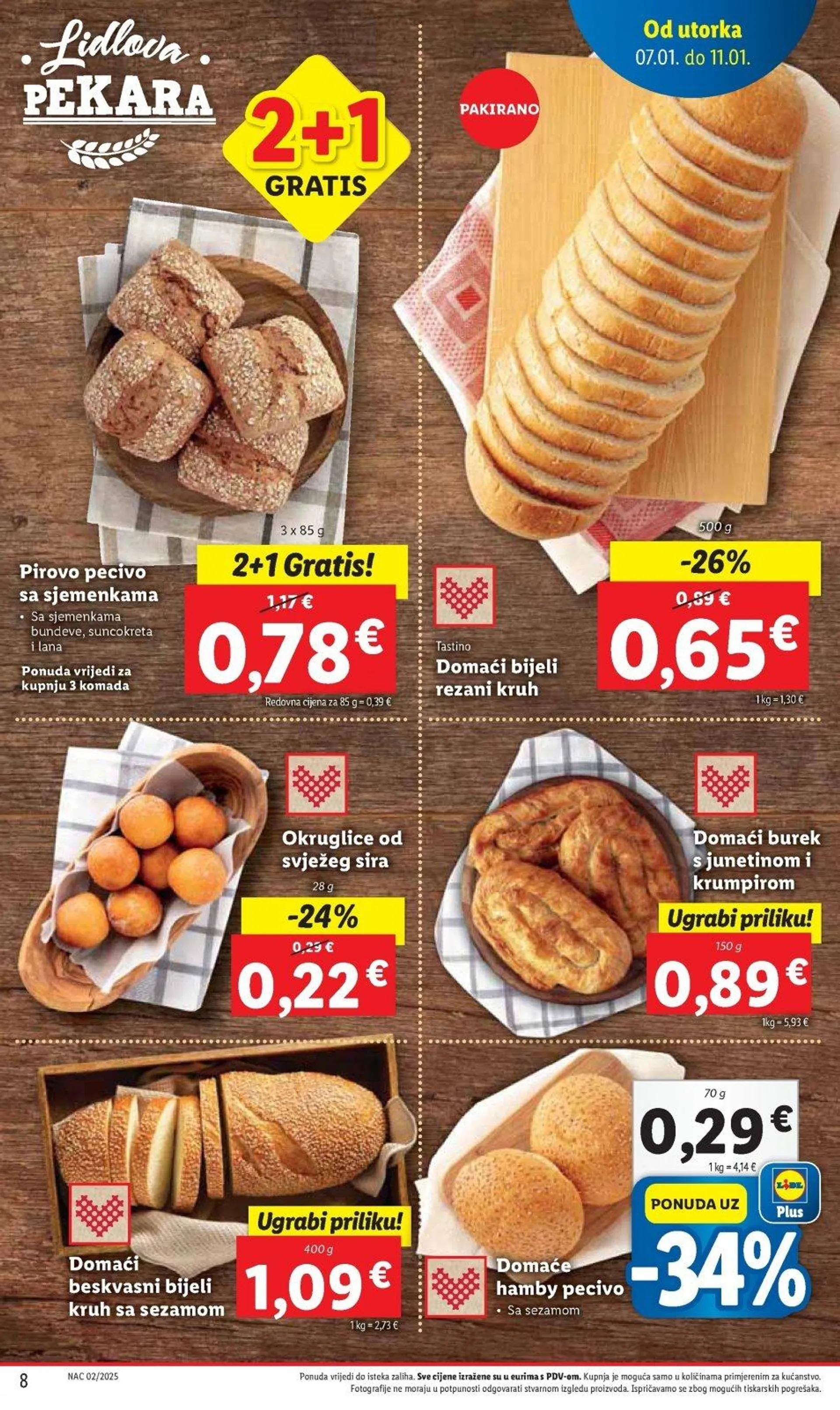 Katalog Lidl katalog do 11.01.2025 od 8. siječnja do 11. siječnja 2025. - Pregled Stranica 8