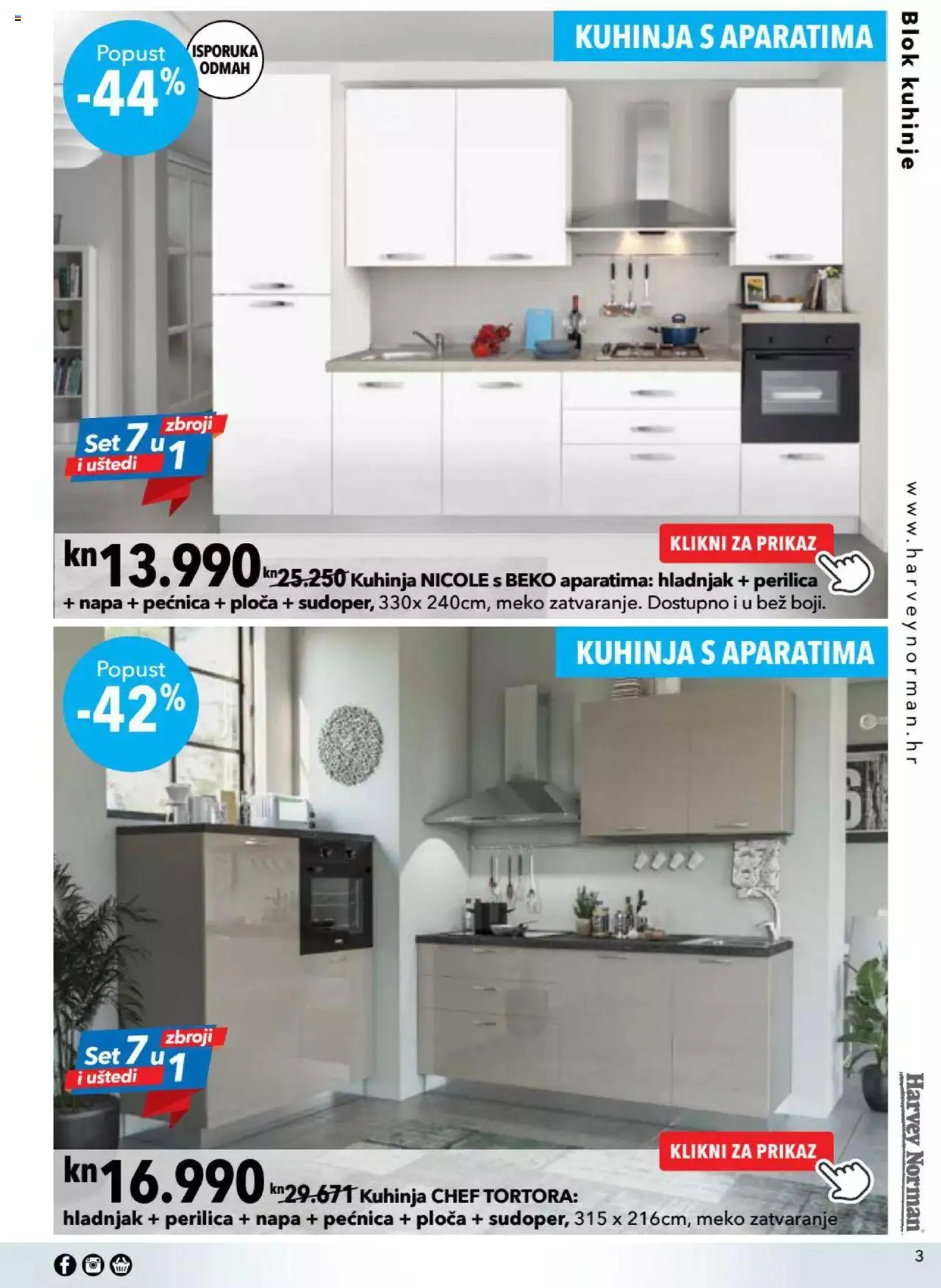 Katalog Katalog Blok kuhinje Harvey Norman od 12. ožujka do 31. prosinca 2023. - Pregled Stranica 3