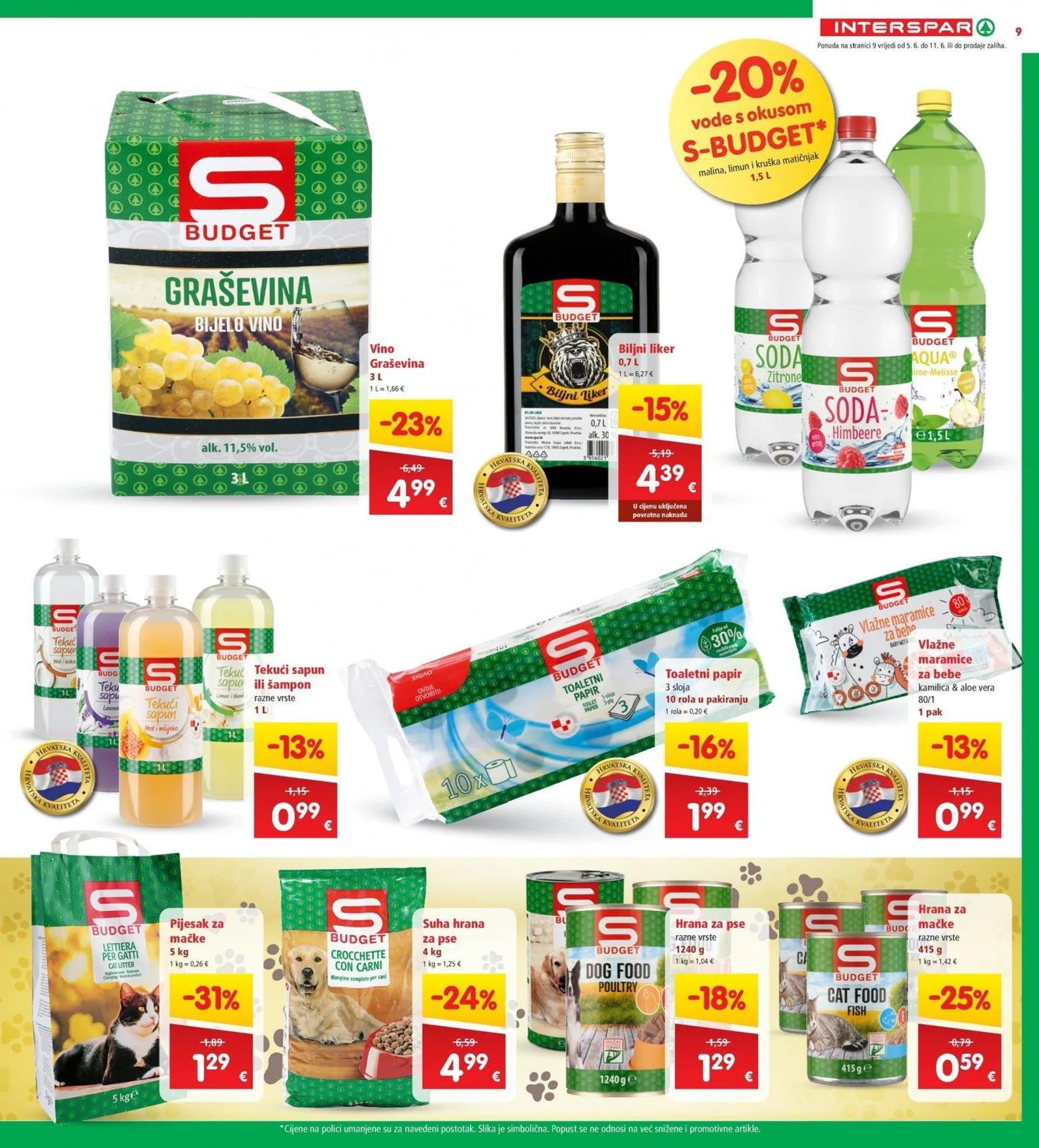 Katalog Interspar katalog do 11.06.2024 od 5. lipnja do 11. lipnja 2024. - Pregled Stranica 9