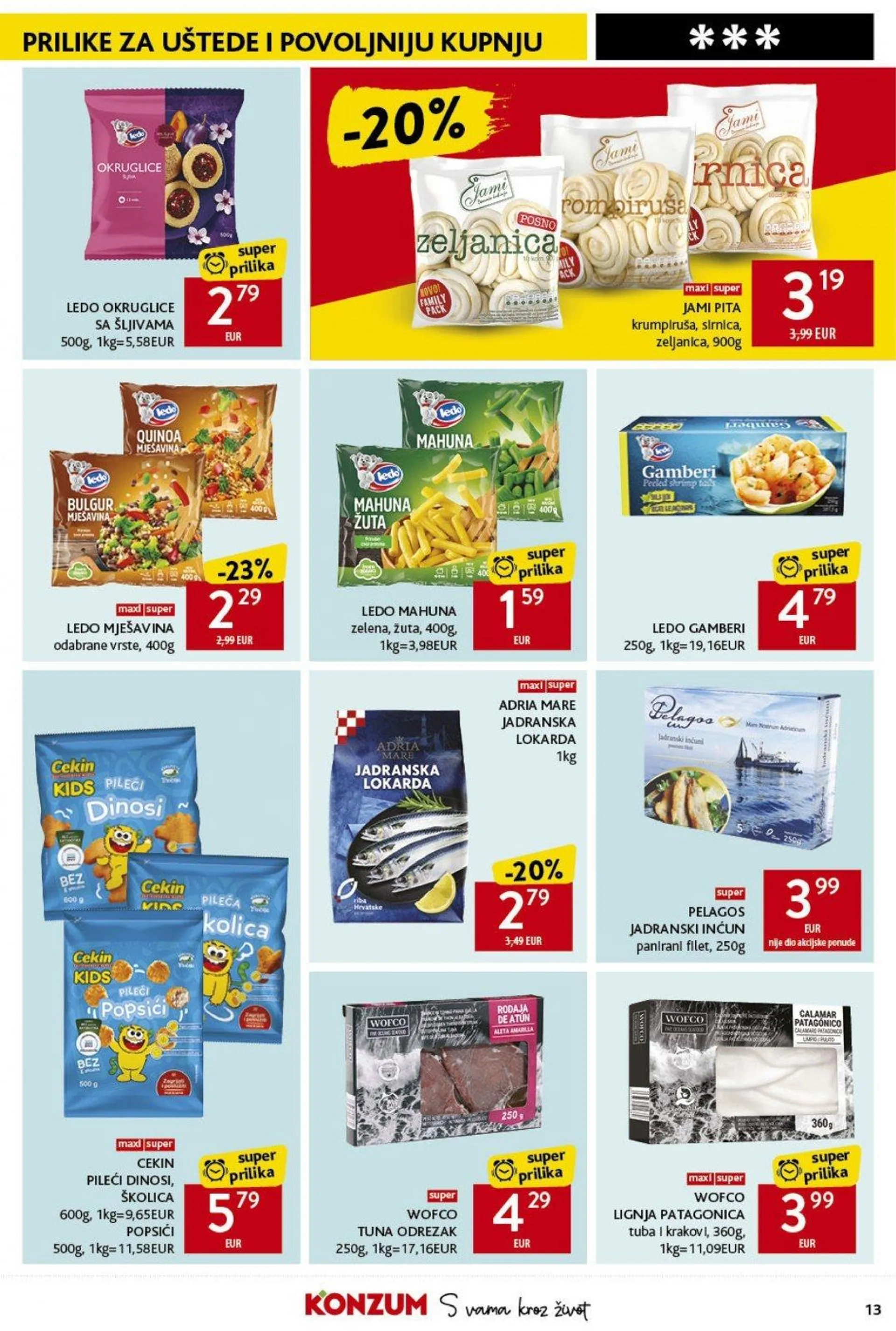 Katalog Konzum katalog do 29.01.2025 od 23. siječnja do 29. siječnja 2025. - Pregled Stranica 13