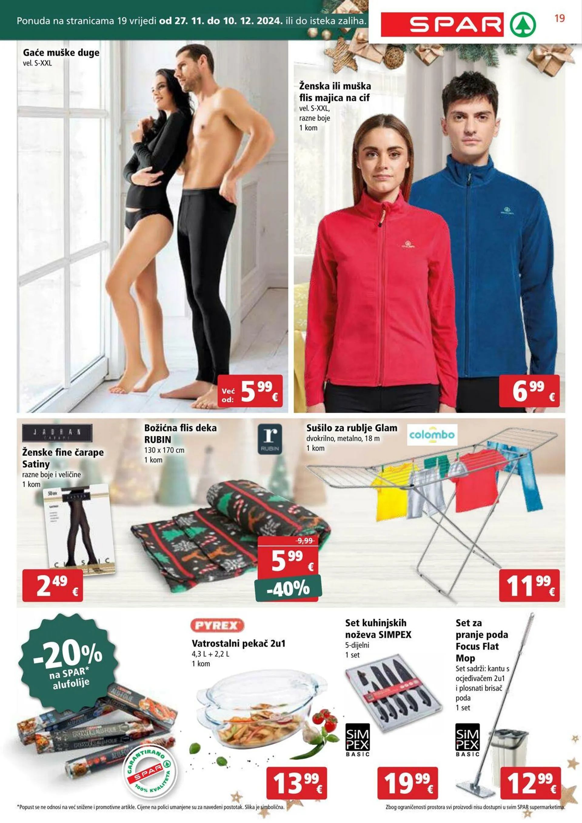 Katalog Spar od 27. studenoga do 3. prosinca 2024. - Pregled Stranica 19