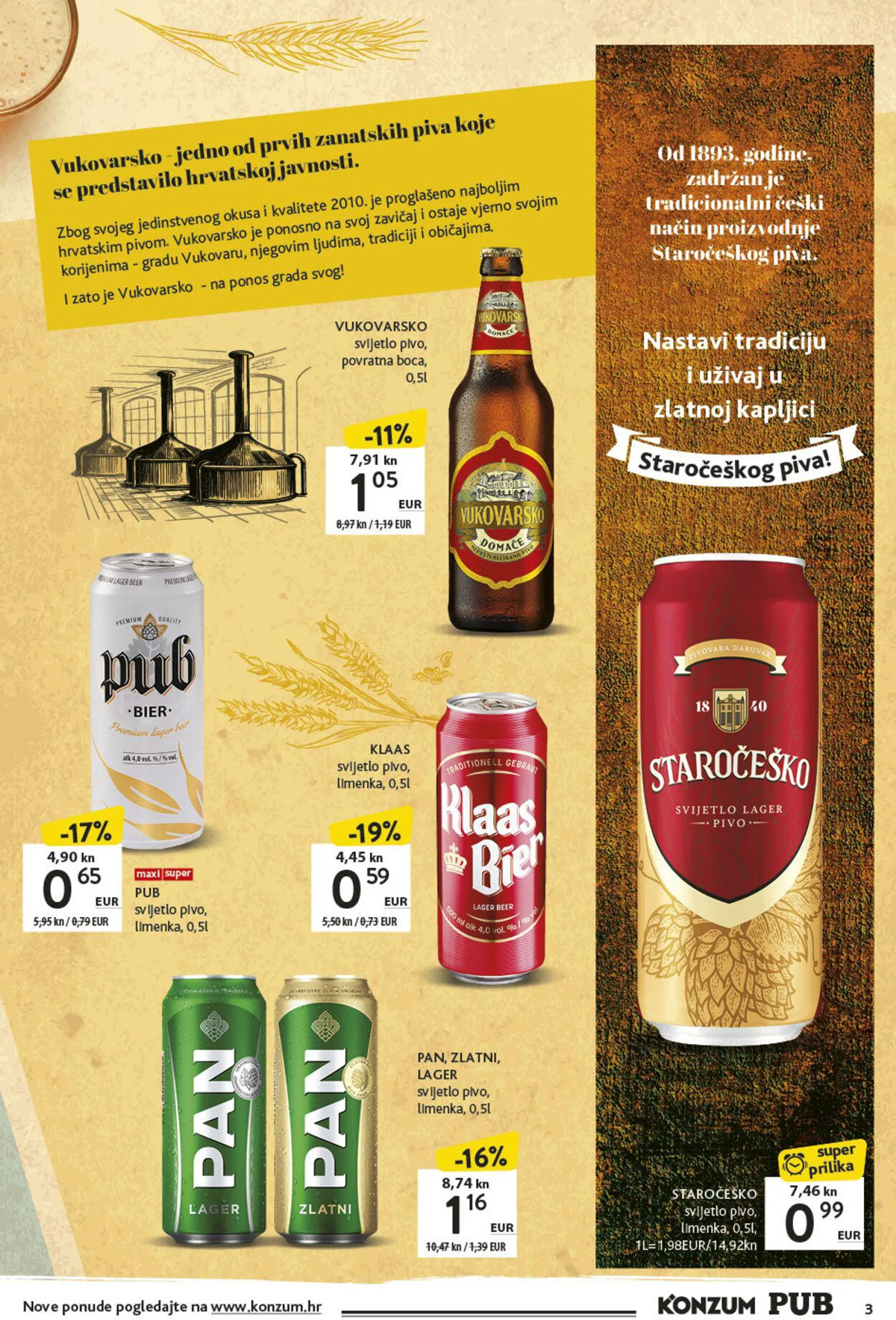 Katalog Konzum od 18. rujna do 1. listopada 2023. - Pregled Stranica 3