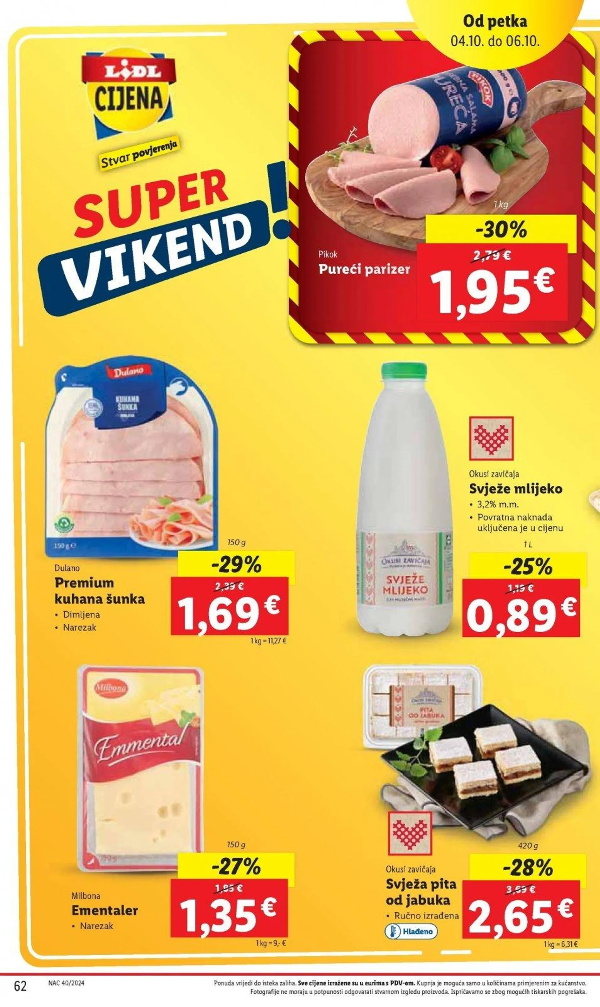 Katalog Lidl katalog do 06.10.2024 od 27. rujna do 6. listopada 2024. - Pregled Stranica 62