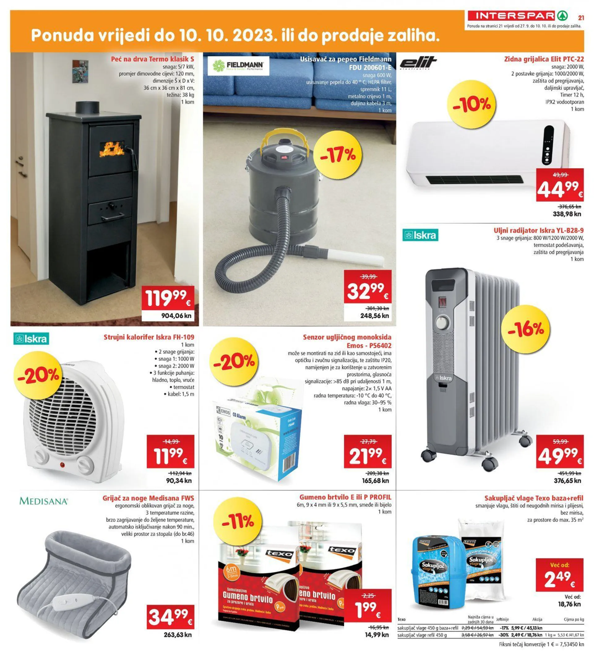 Katalog Interspar katalog do 03.10.2023 od 27. rujna do 3. listopada 2023. - Pregled Stranica 21