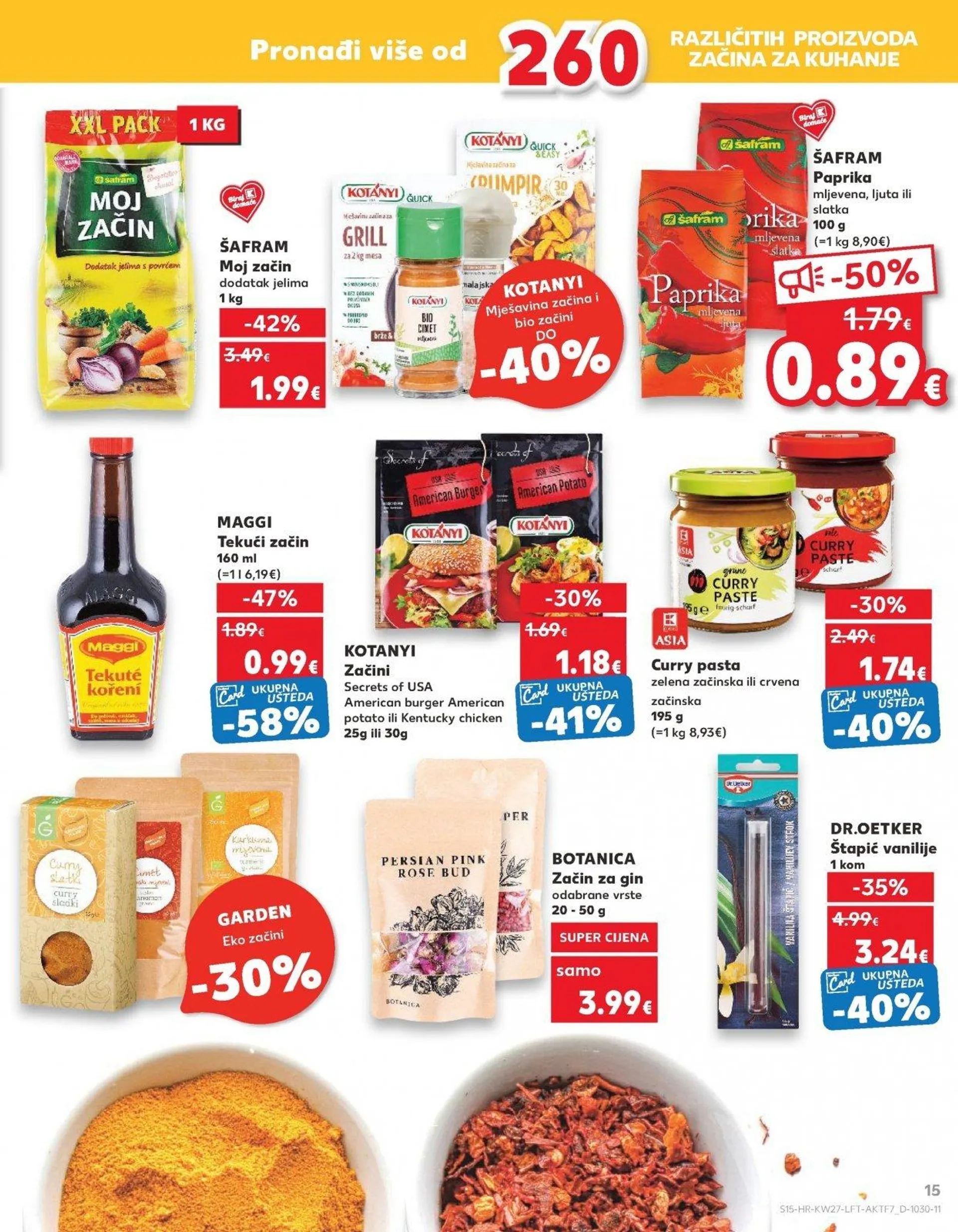 Katalog Kaufland katalog do 09.07.2024 od 3. srpnja do 9. srpnja 2024. - Pregled Stranica 15