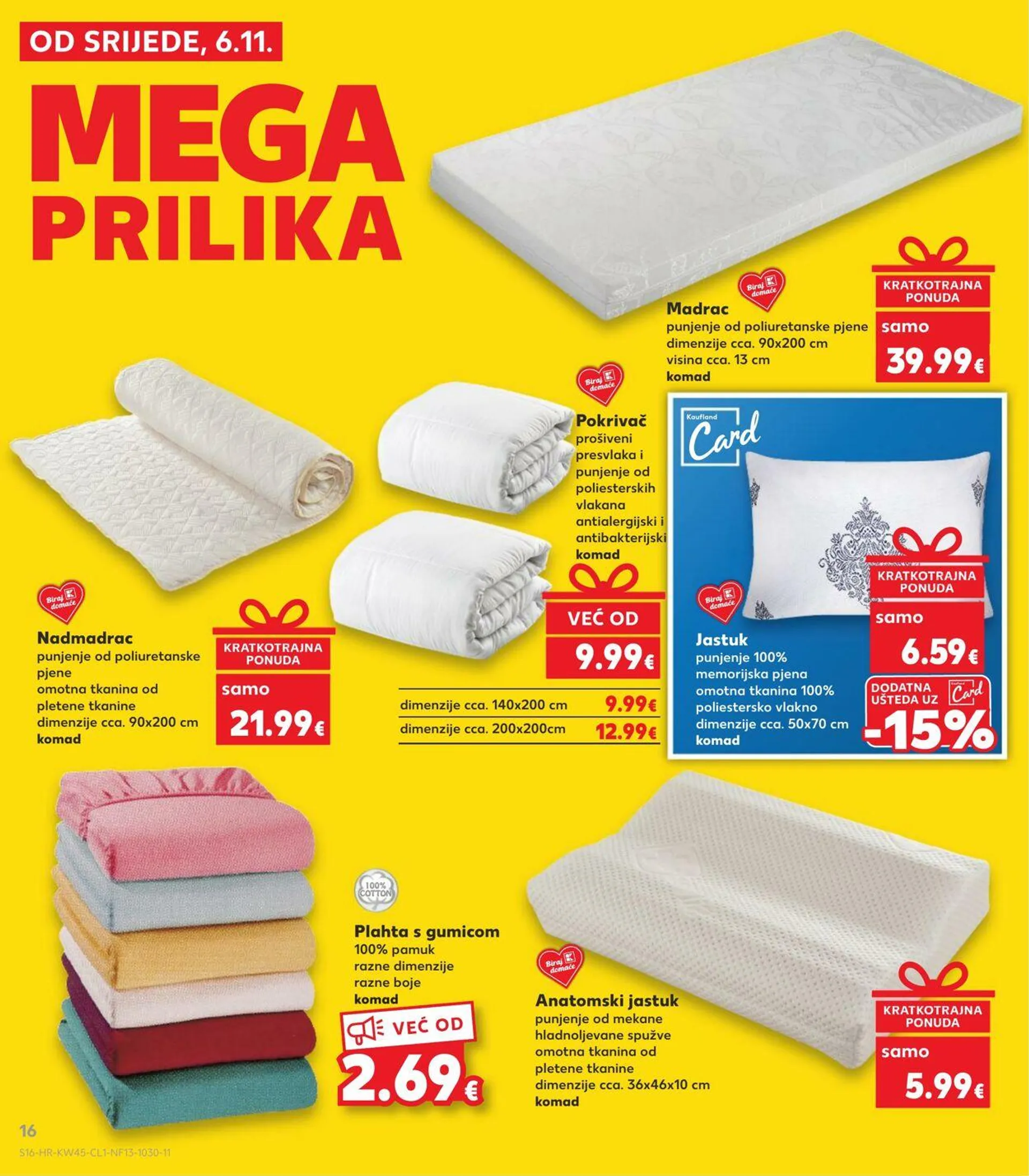 Katalog Kaufland od 6. studenoga do 12. studenoga 2024. - Pregled Stranica 16