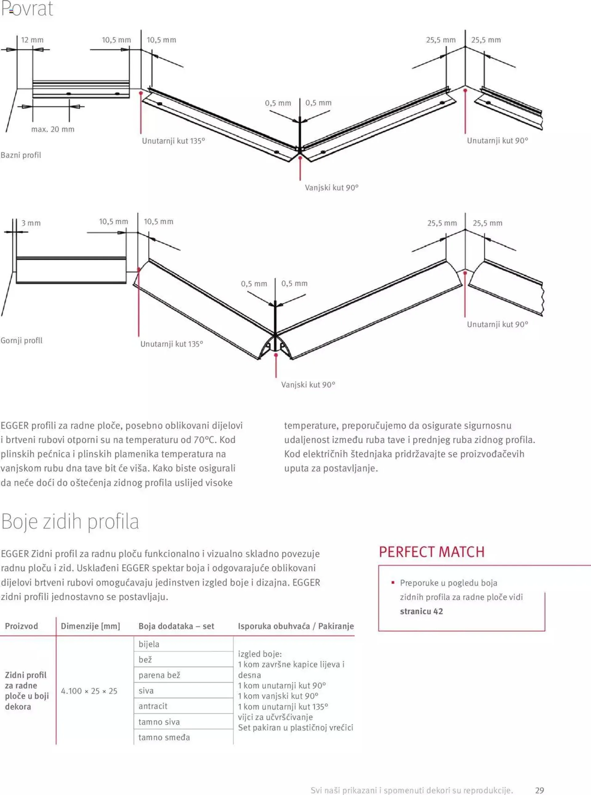 Katalog Katalog Egger radne ploče - Upute za preradu i dodaci Elgrad od 1. travnja do 31. prosinca 2024. - Pregled Stranica 29