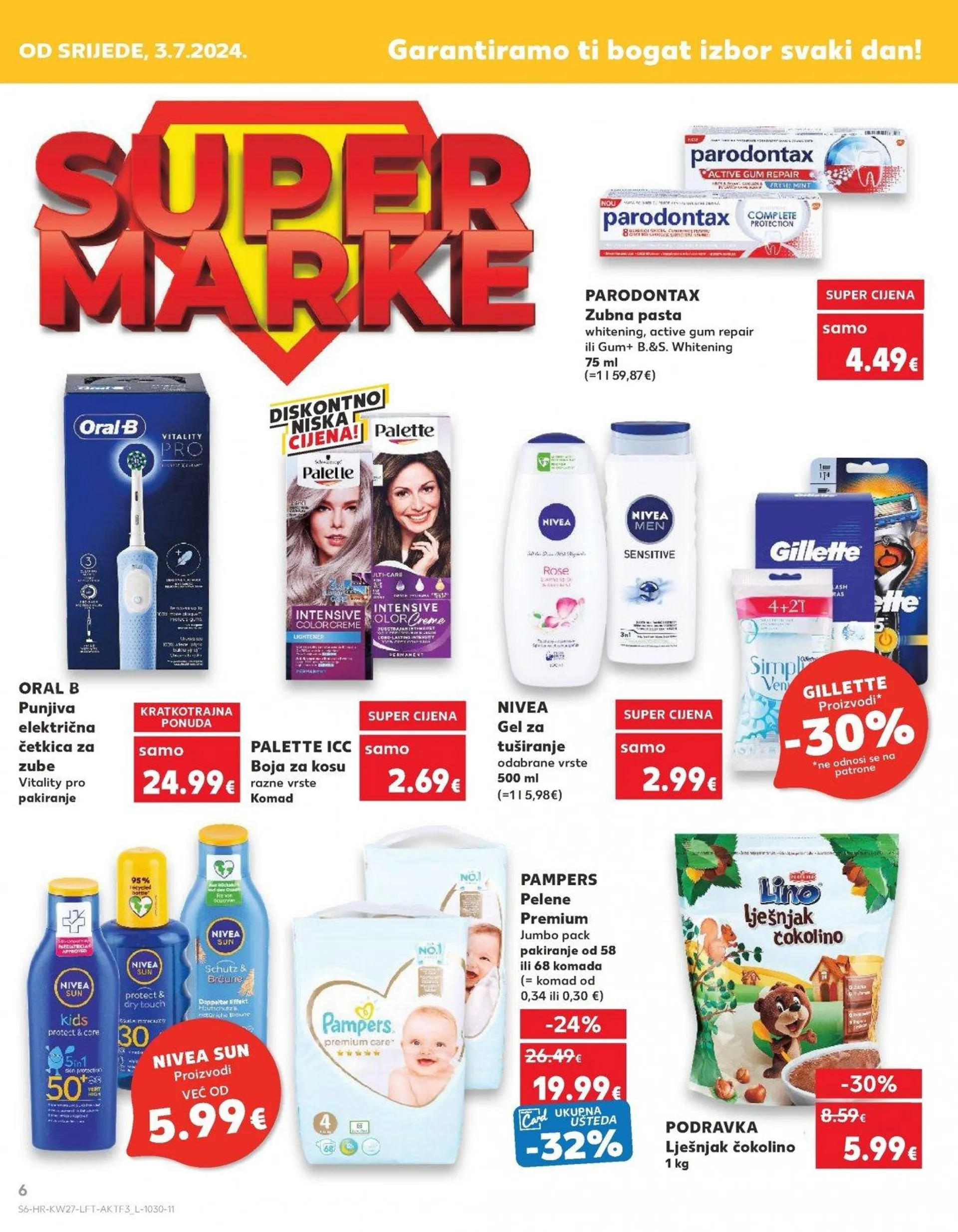 Katalog Kaufland katalog do 09.07.2024 od 3. srpnja do 9. srpnja 2024. - Pregled Stranica 6