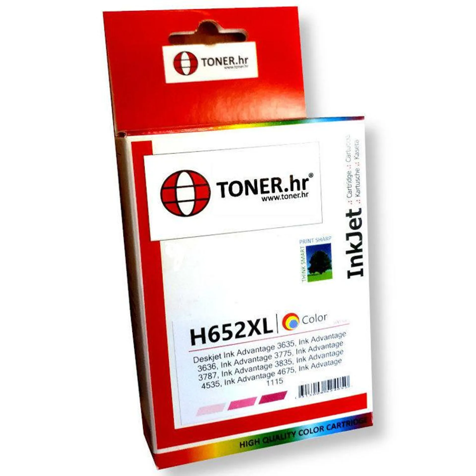 Tinta za printer HP 652XL COLOR