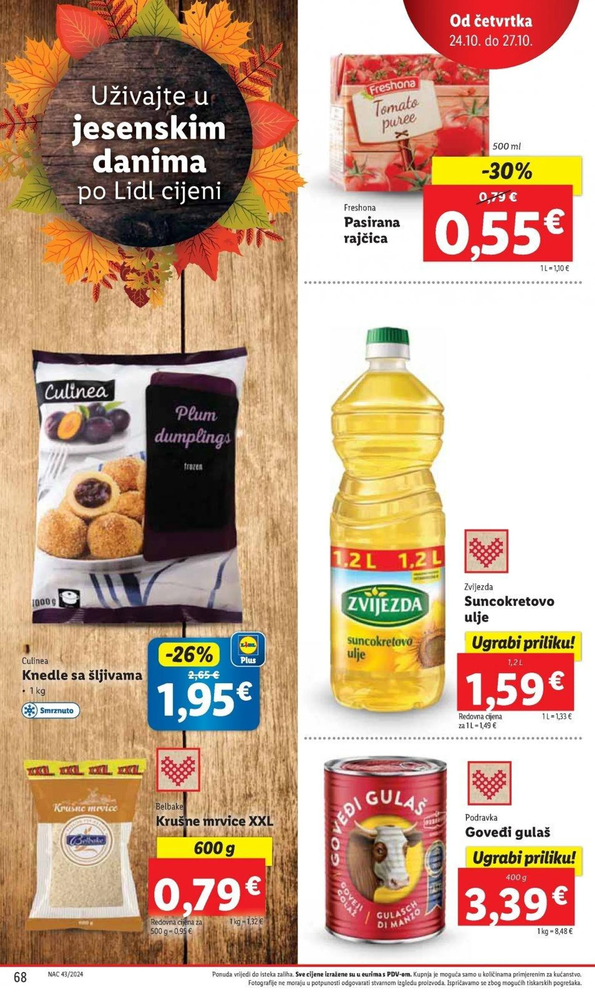 Katalog Lidl katalog do 27.10.2024 od 17. listopada do 27. listopada 2024. - Pregled Stranica 68