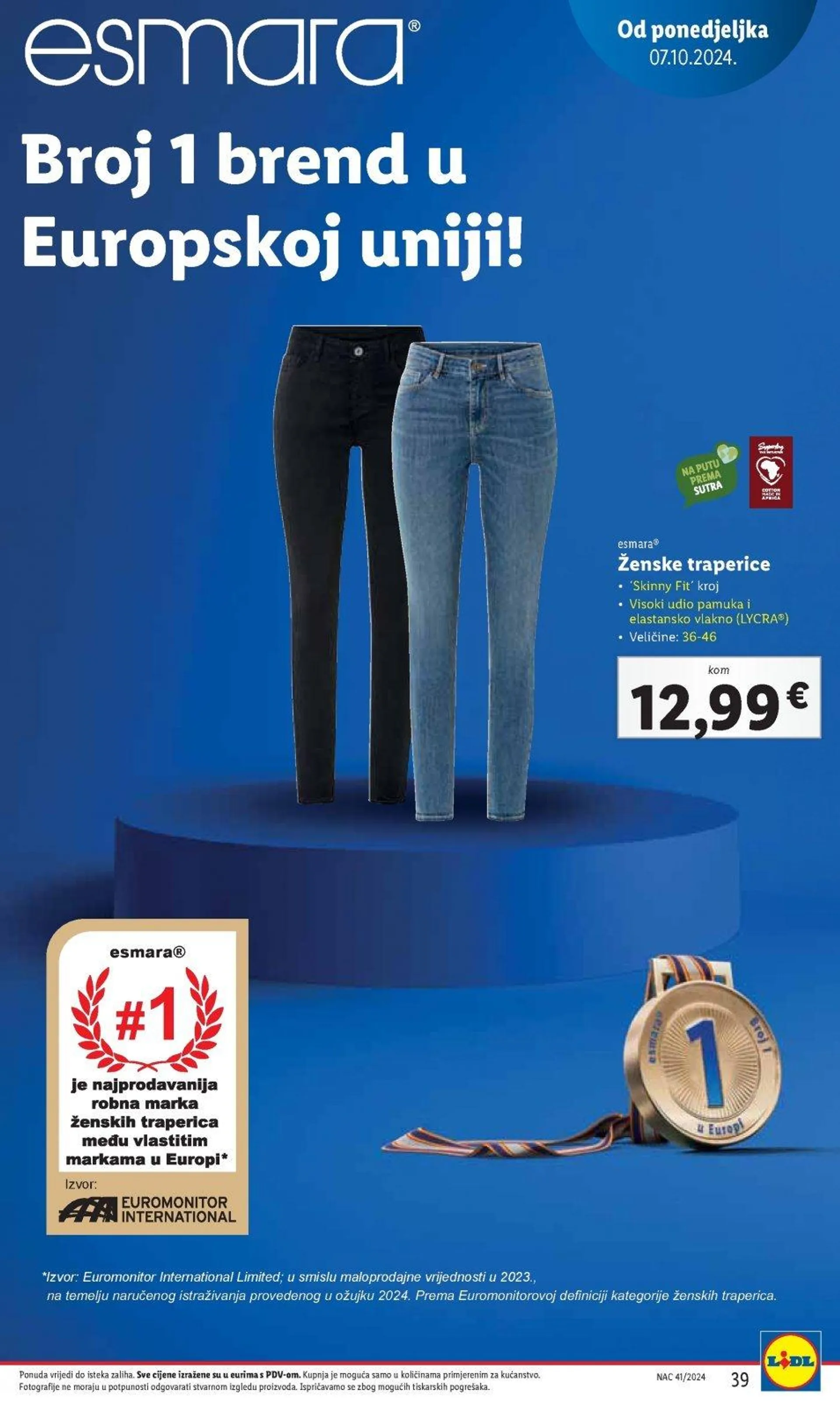 Katalog Lidl katalog do 13.10.2024 od 3. listopada do 13. listopada 2024. - Pregled Stranica 39