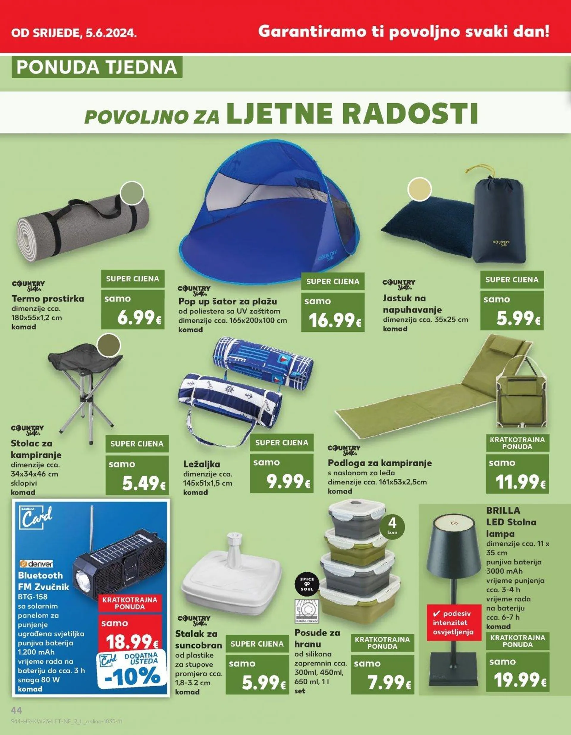 Katalog Kaufland katalog do 11.06.2024 od 5. lipnja do 11. lipnja 2024. - Pregled Stranica 44