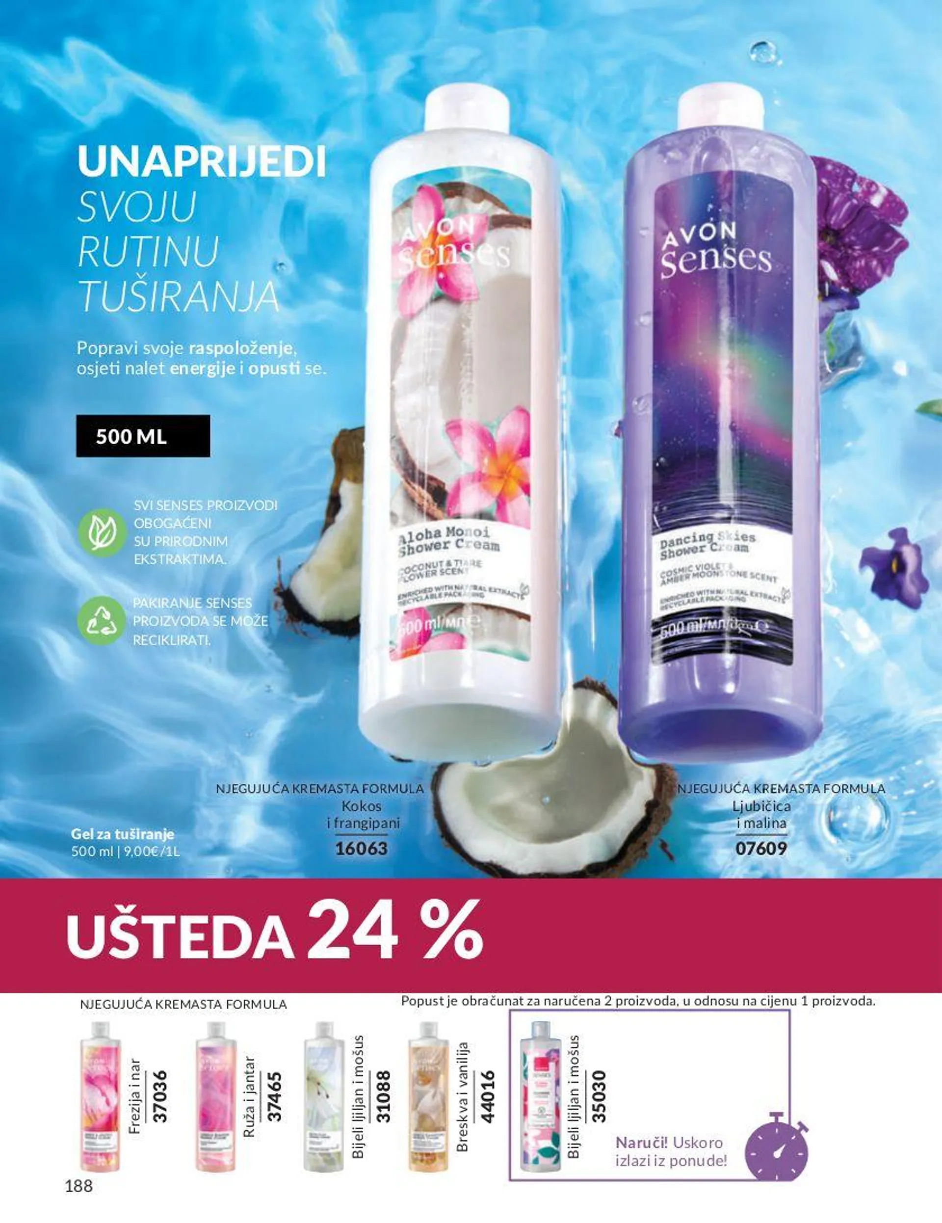 Katalog Avon od 2. rujna do 6. listopada 2024. - Pregled Stranica 188