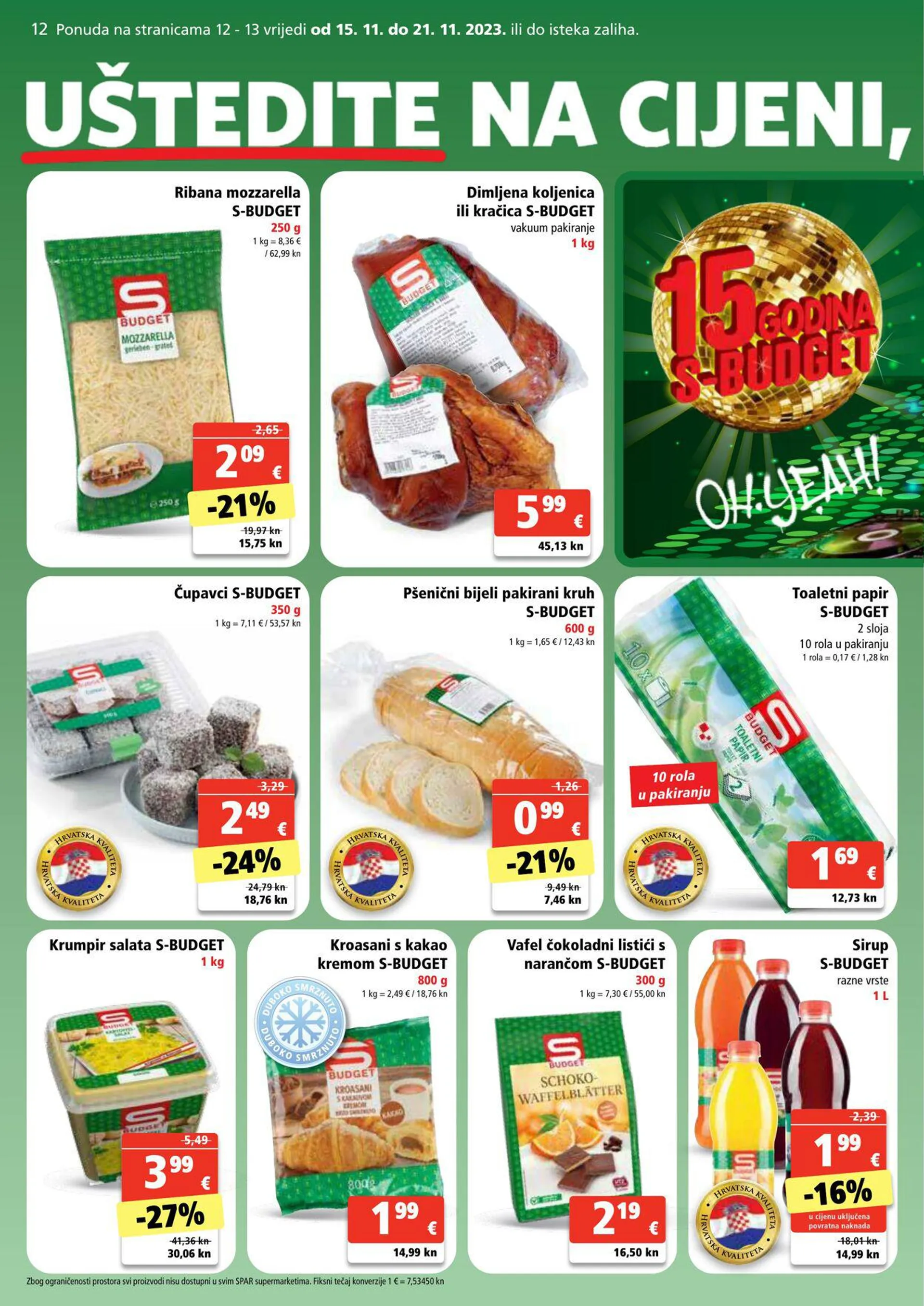 Katalog Spar od 15. studenoga do 21. studenoga 2023. - Pregled Stranica 12