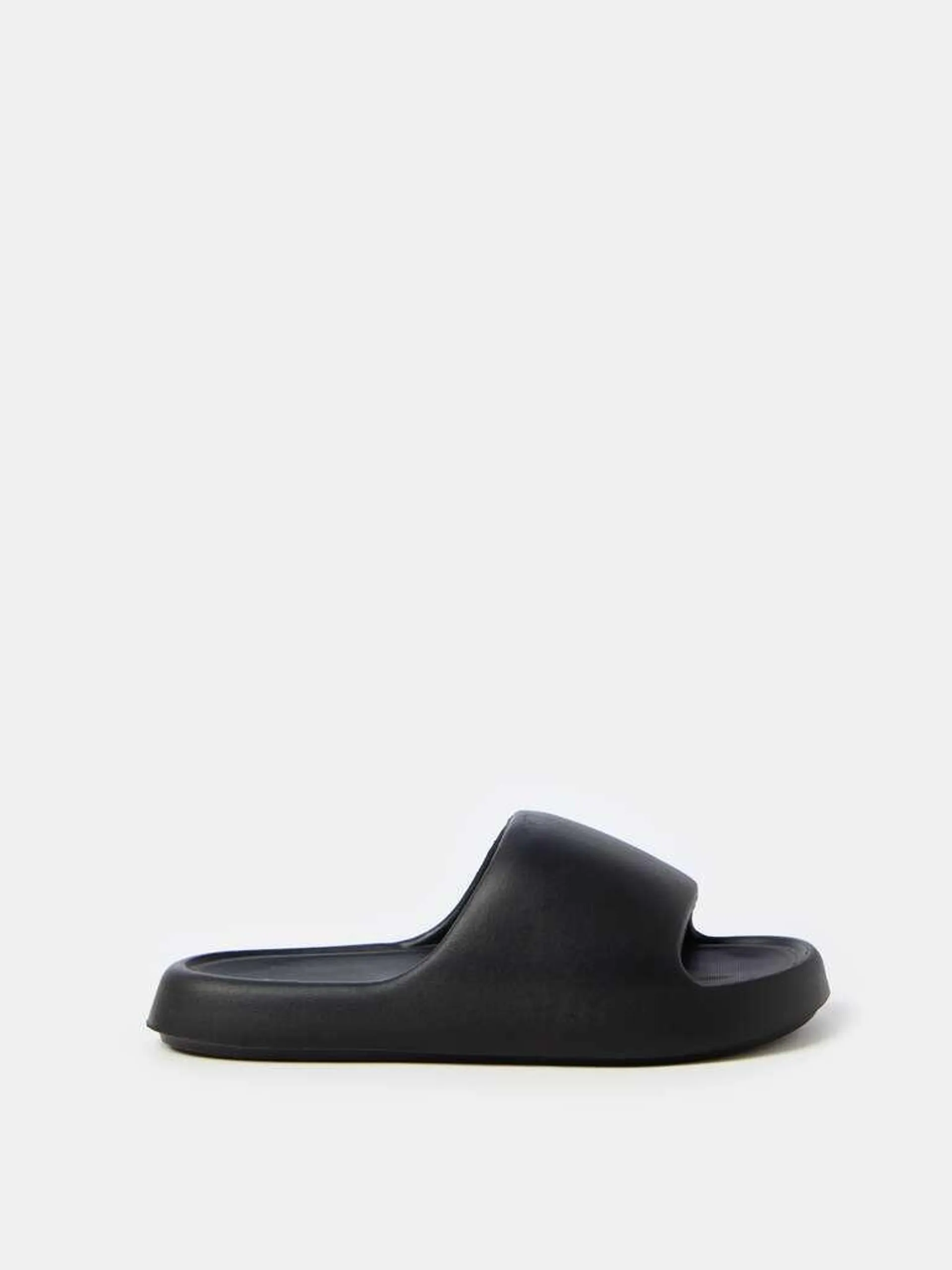 Black Slippers with thick sole