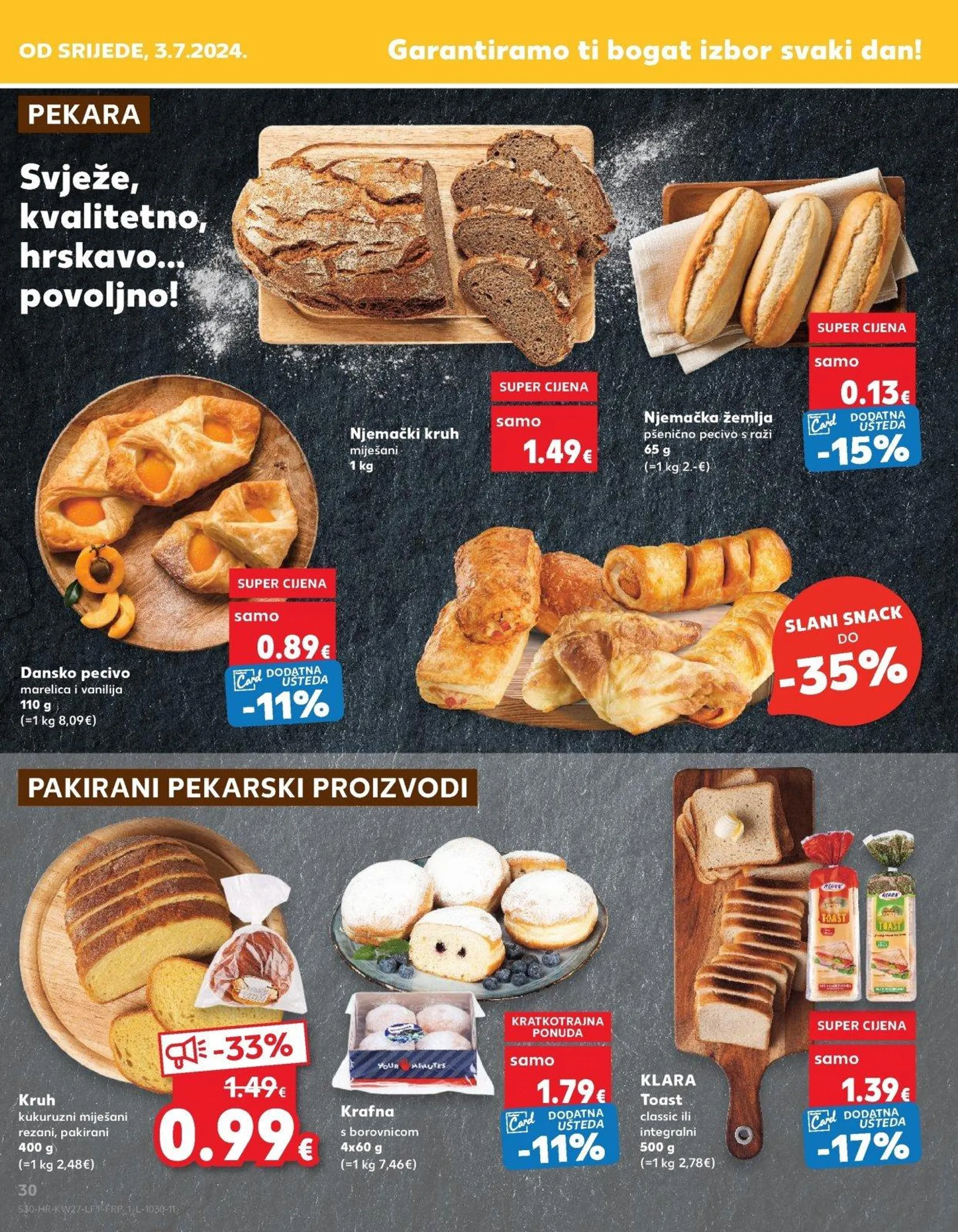 Katalog Kaufland katalog do 09.07.2024 od 3. srpnja do 9. srpnja 2024. - Pregled Stranica 30