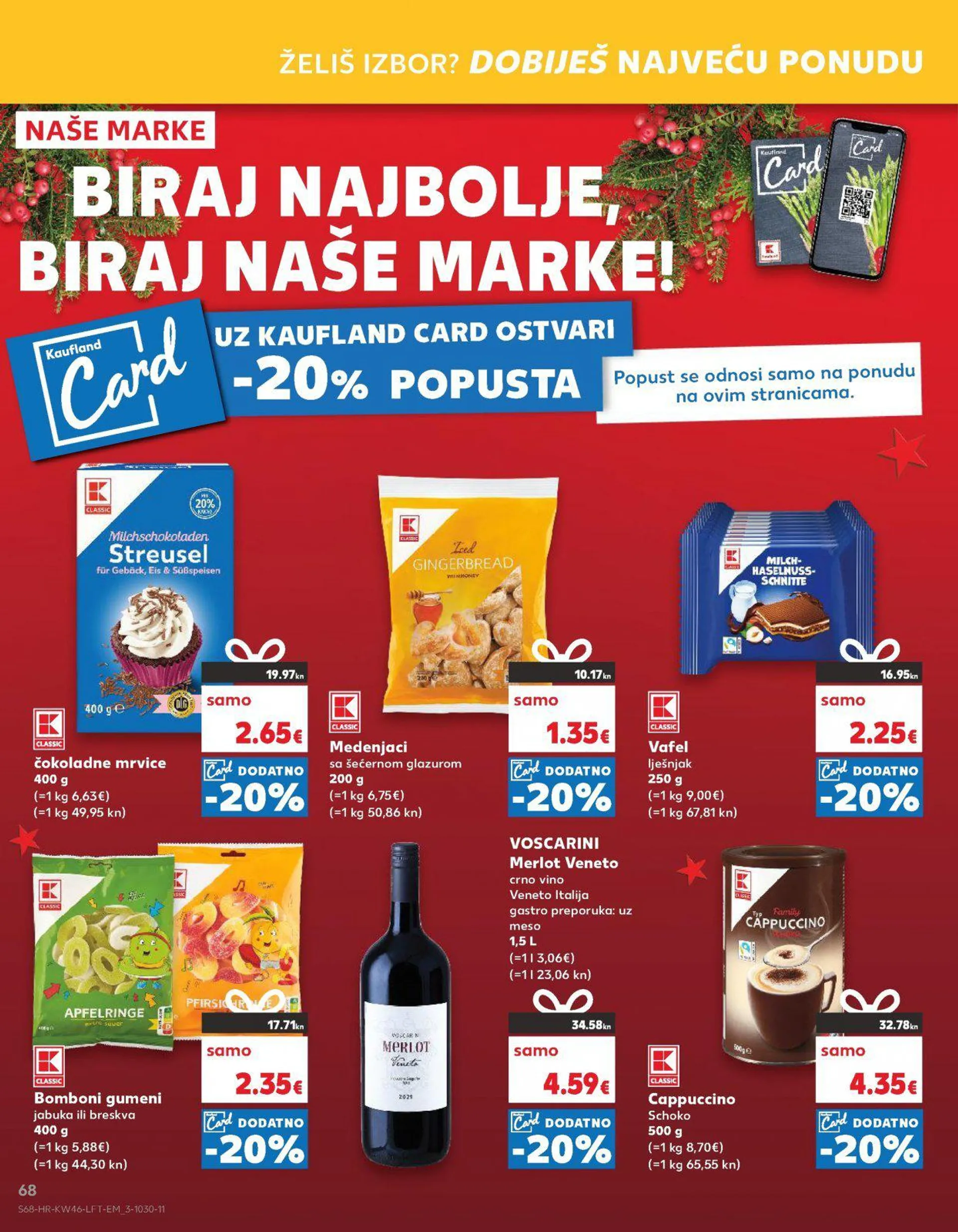 Katalog Kaufland katalog do 21.11.2023 od 15. studenoga do 21. studenoga 2023. - Pregled Stranica 68