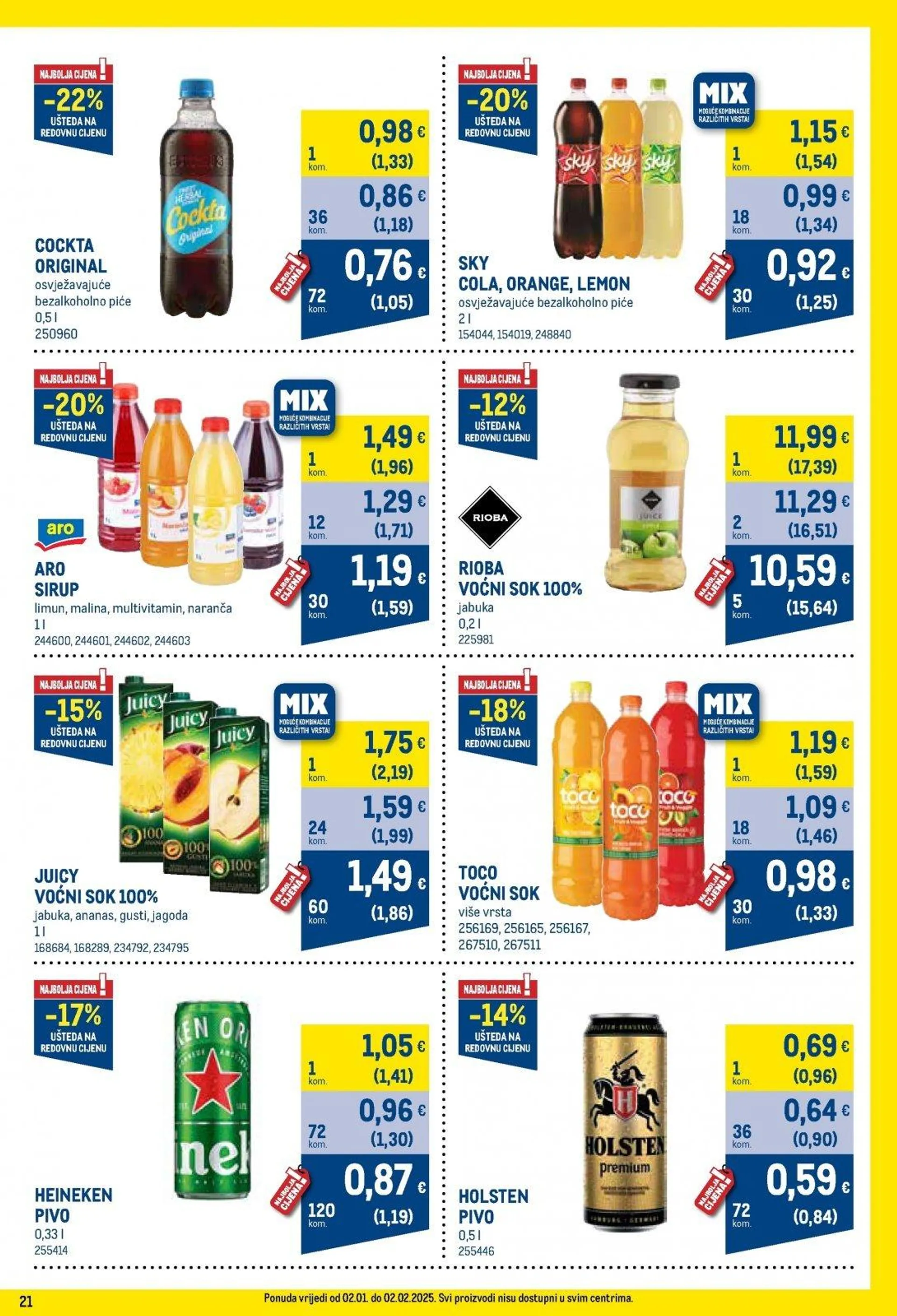 Katalog Metro katalog do 31.01.2025 od 9. siječnja do 31. siječnja 2025. - Pregled Stranica 21