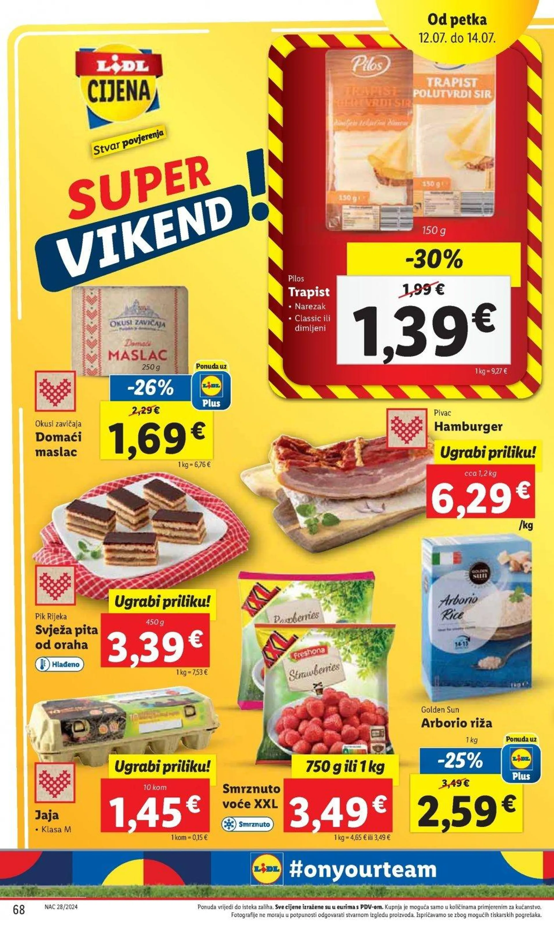 Katalog Lidl katalog do 14.07.2024 od 4. srpnja do 14. srpnja 2024. - Pregled Stranica 68