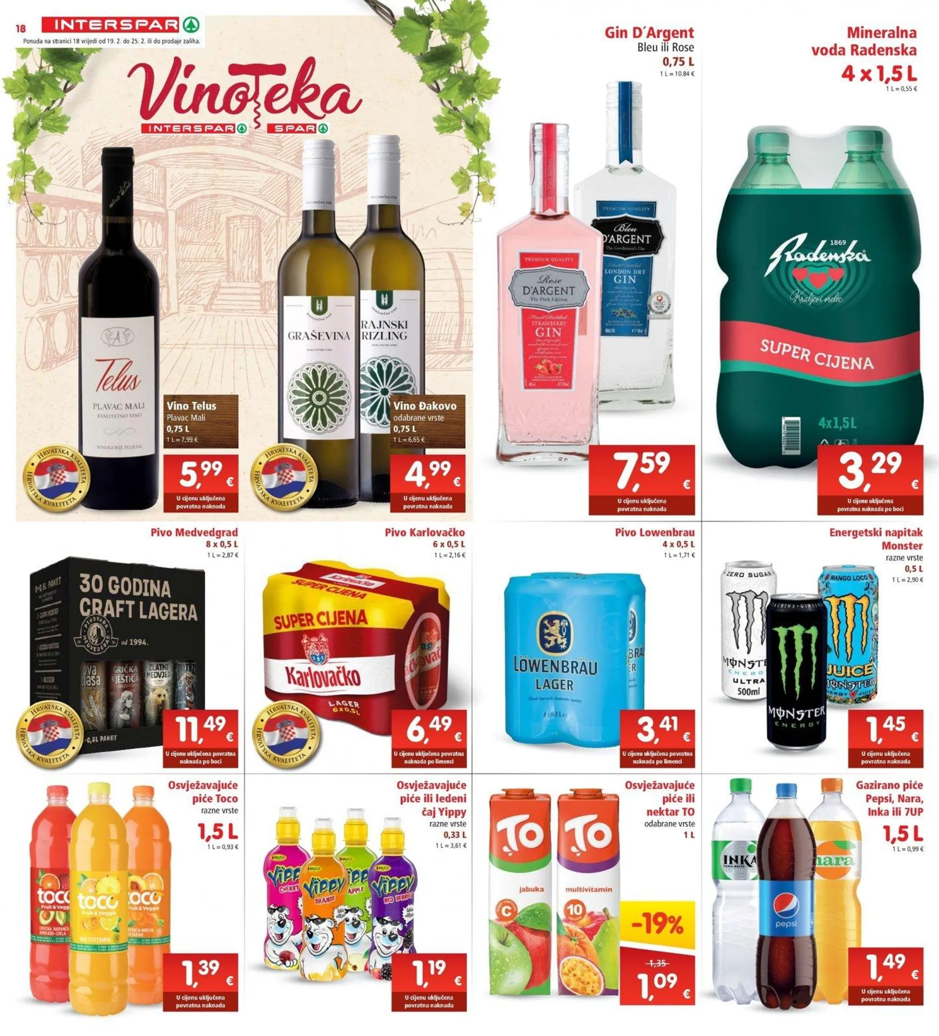 Katalog Interspar katalog do 25.02.2025 od 19. veljače do 25. veljače 2025. - Pregled Stranica 18